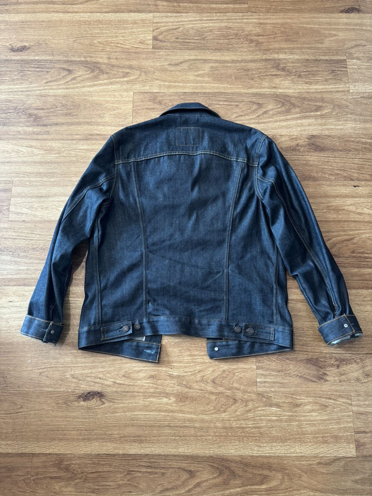 Levi's Levi’s Selvedge Trucker Denim Sample Jacket Size US L / EU 52-54 / 3 - 2 Thumbnail
