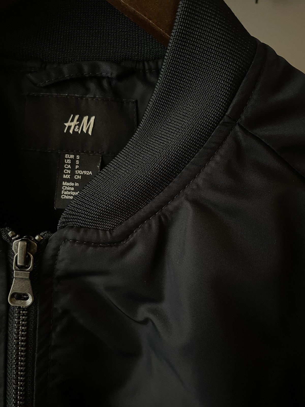 H&M H&M Navy Bomber Jacket Size US S / EU 44-46 / 1 - 5 Thumbnail