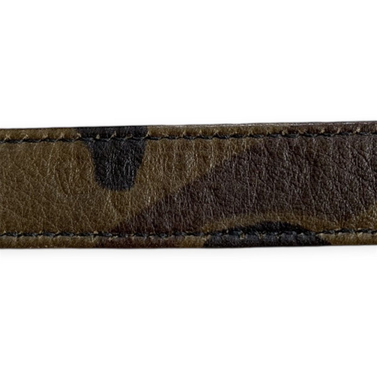 Chrome Hearts Chrome Hearts Adjustable Camo Leather Silver Snap Bracelet Size ONE SIZE - 5 Thumbnail