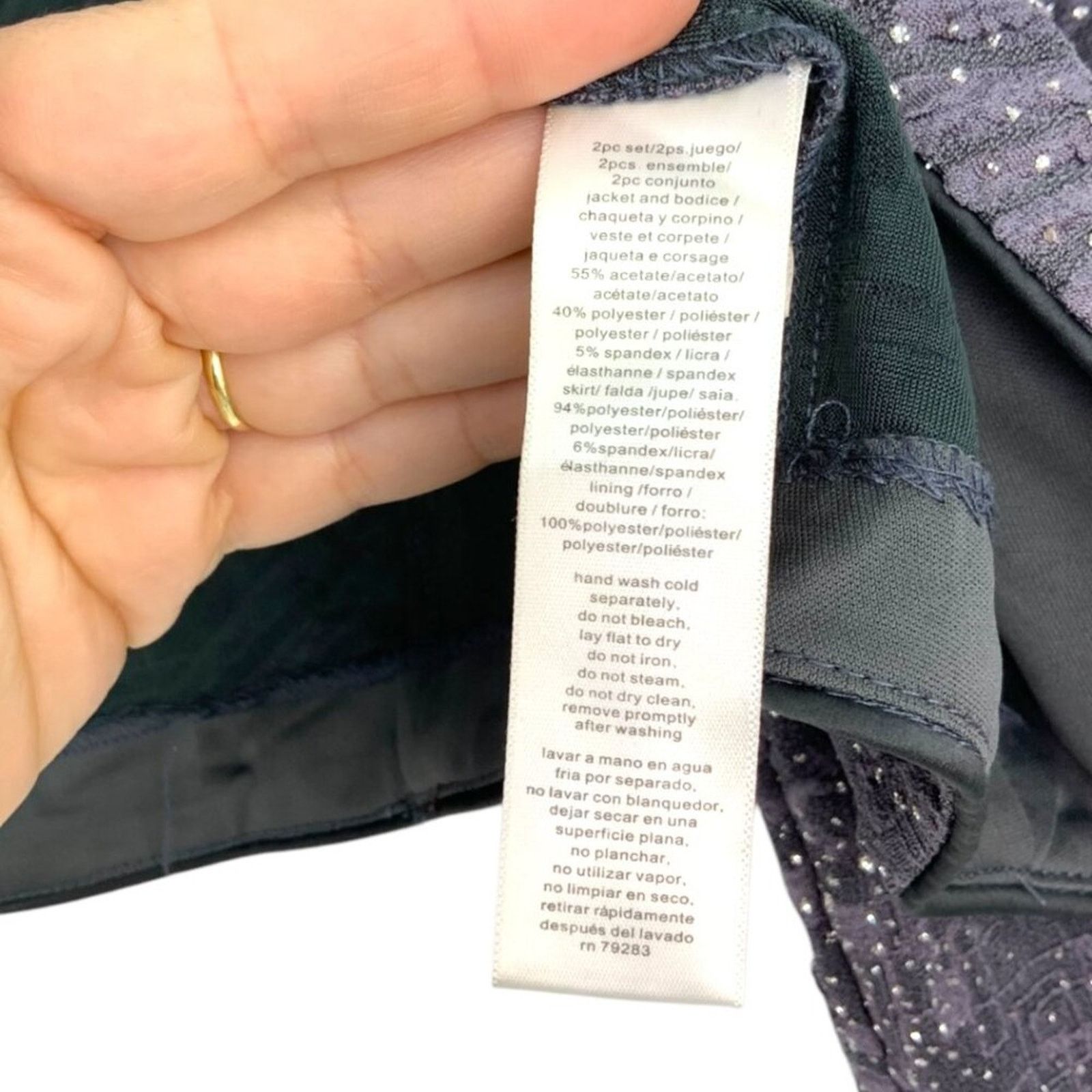Alex Evenings Alex Evenings 3/4 Sleeve Open Cardigan Gray Silver 10 NWOT Size L / US 10 / IT 46 - 5 Thumbnail