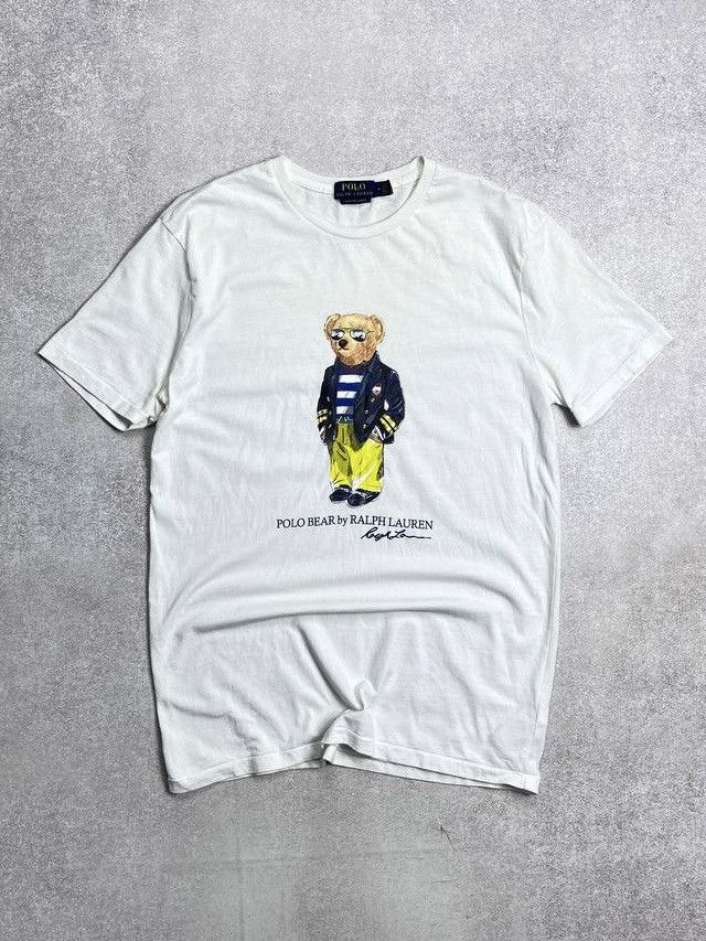 Polo Ralph Lauren Vintage Polo Ralph Lauren Bear Boxy T-shirt Y2K M Size US M / EU 48-50 / 2 - 1 Thumbnail