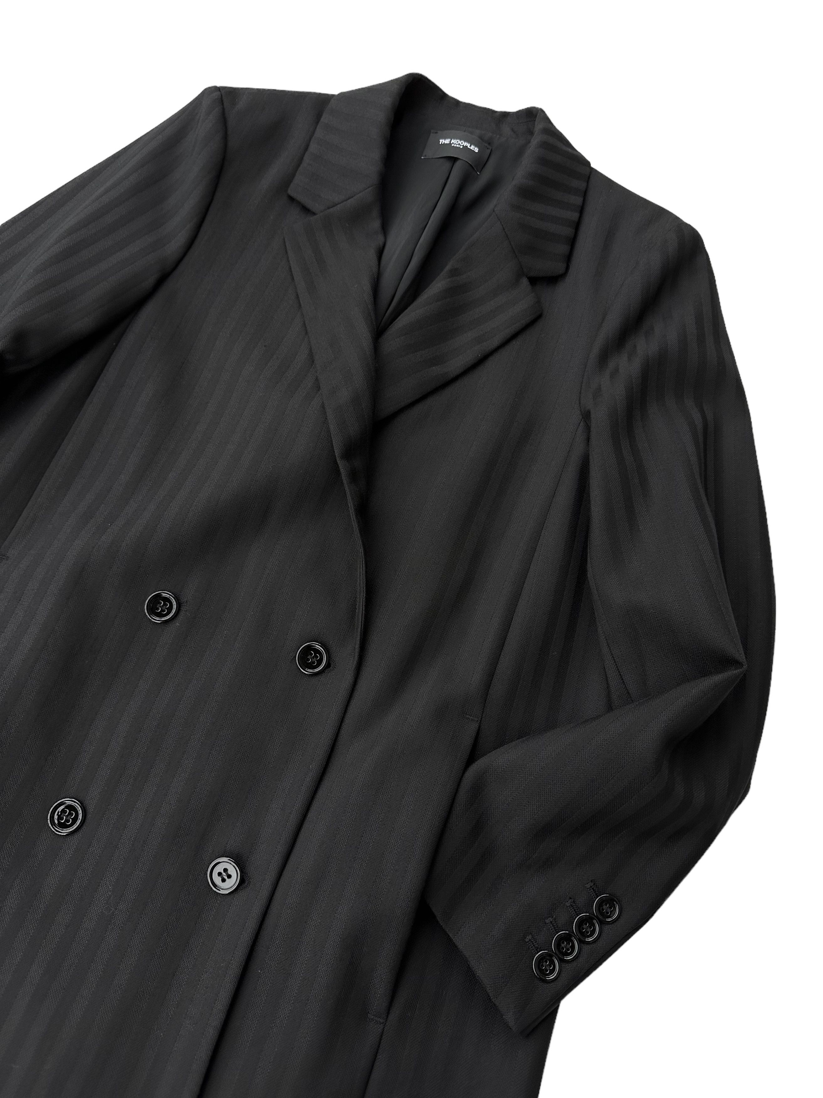 The Kooples The Kooples Paris Wool Long Blazer Double Breasted Blazer Size XS / US 0-2 / IT 36-38 - 3 Thumbnail