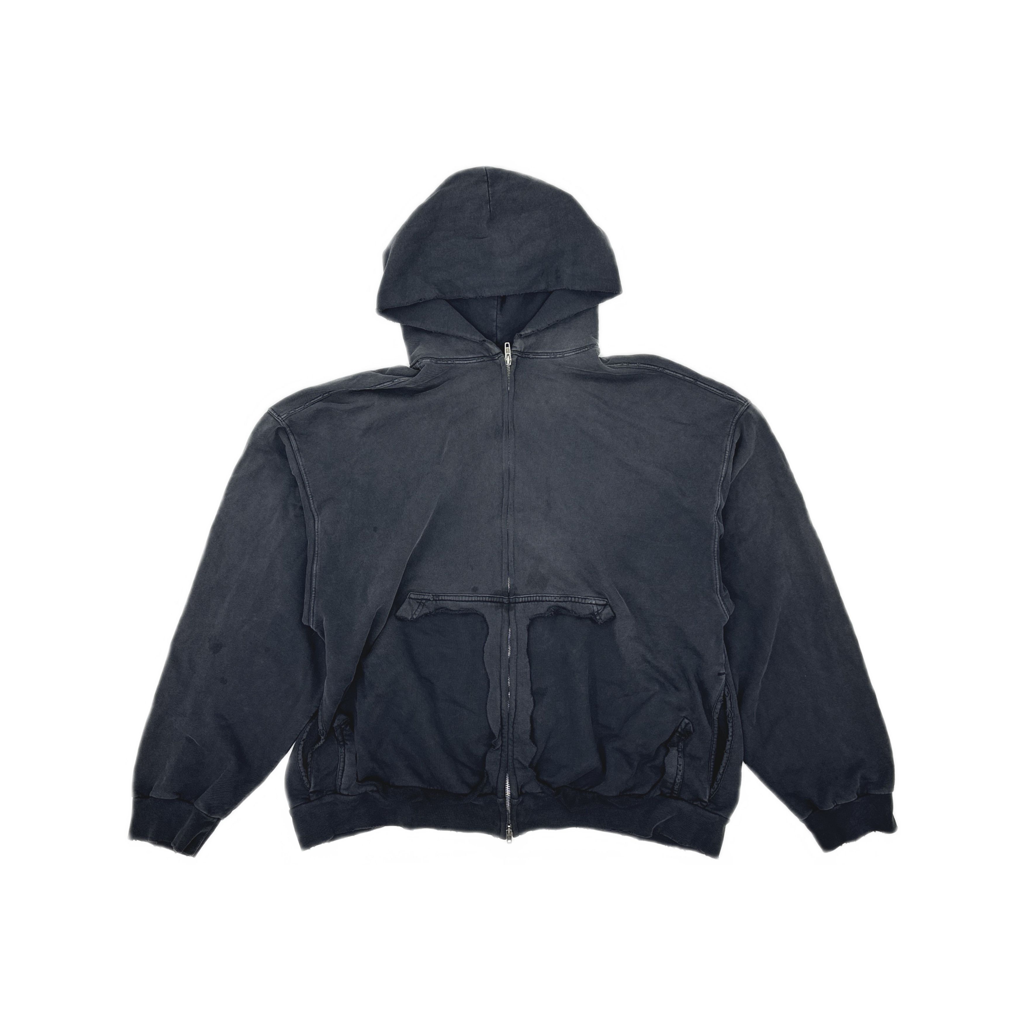 Balenciaga Balenciaga Tab Zip Up Hoodie Cropped | Grailed