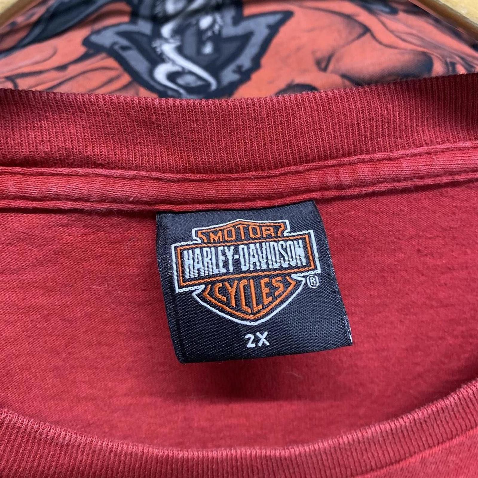 Harley Davidson 2000s harley davidson ohsawa ontario canada tee flames Size US XXL / EU 58 / 5 - 5 Thumbnail