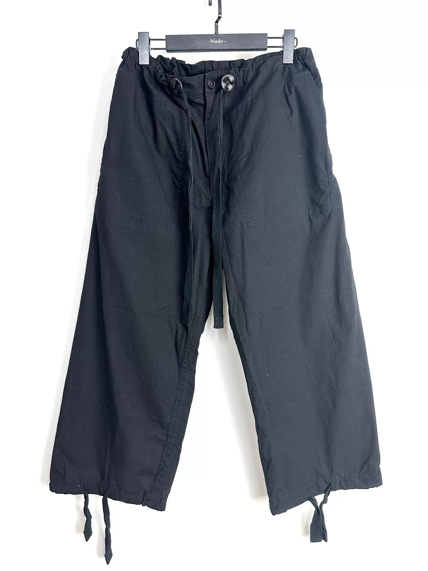 Comme des Garcons soloist baggy military pants in black Size US 36 / EU 52 - 1 Thumbnail