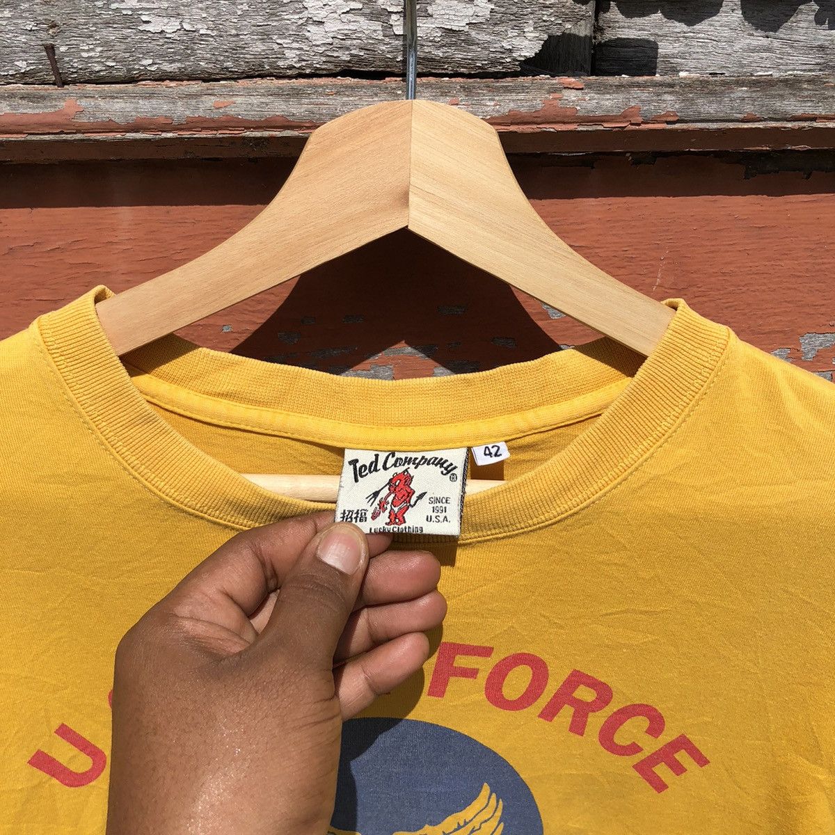 Vintage 🔥Rare🔥 Ted Company Us Air Force Tshirt Size US M / EU 48-50 / 2 - 6 Thumbnail