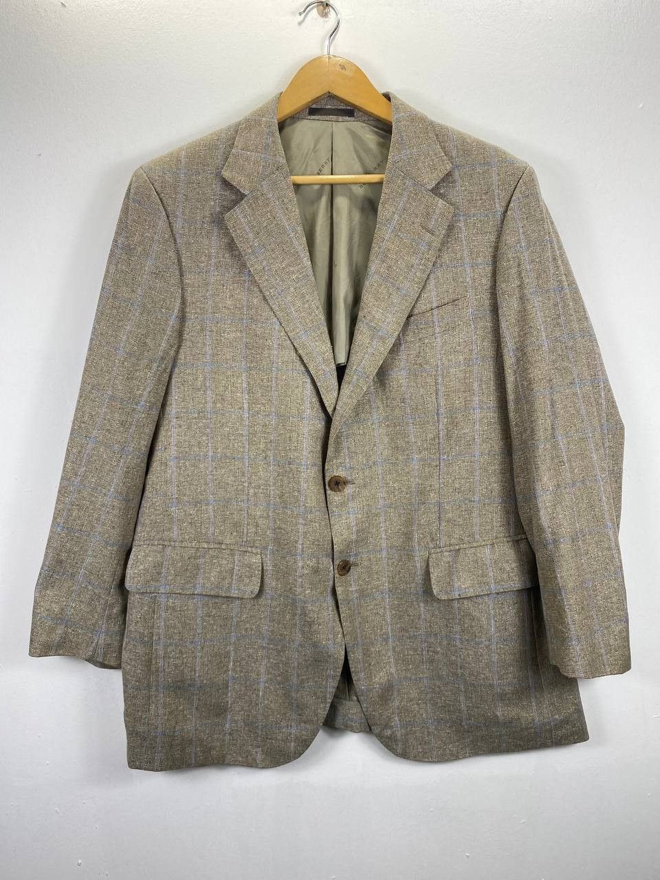 Burberry burberry london wool checkered jacket nice design Size US XL / EU 56 / 4 - 1 Thumbnail