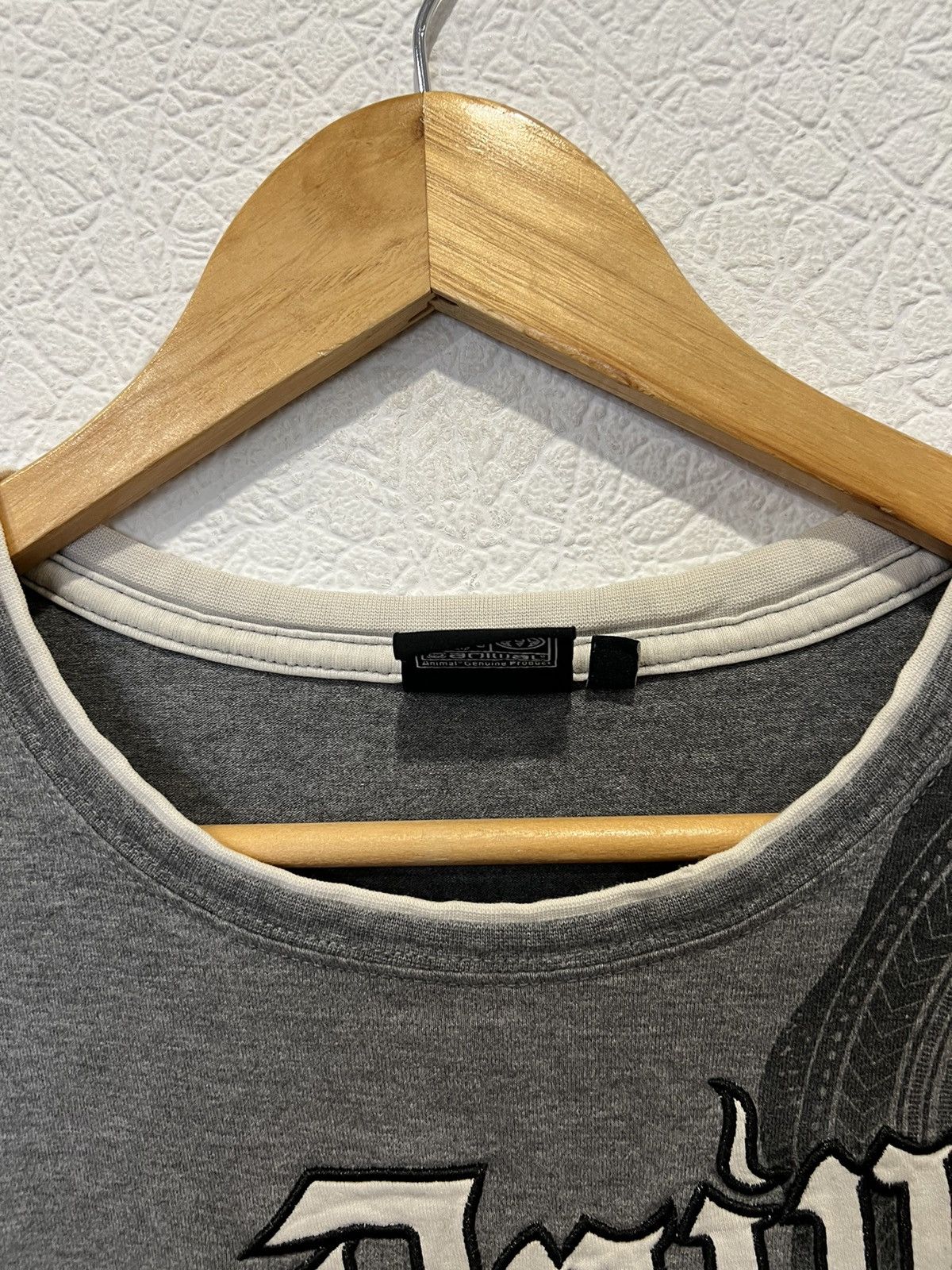 Japanese Brand Animal Grey T Shirt Tee Japanese Avant Garde Size US M / EU 48-50 / 2 - 3 Thumbnail