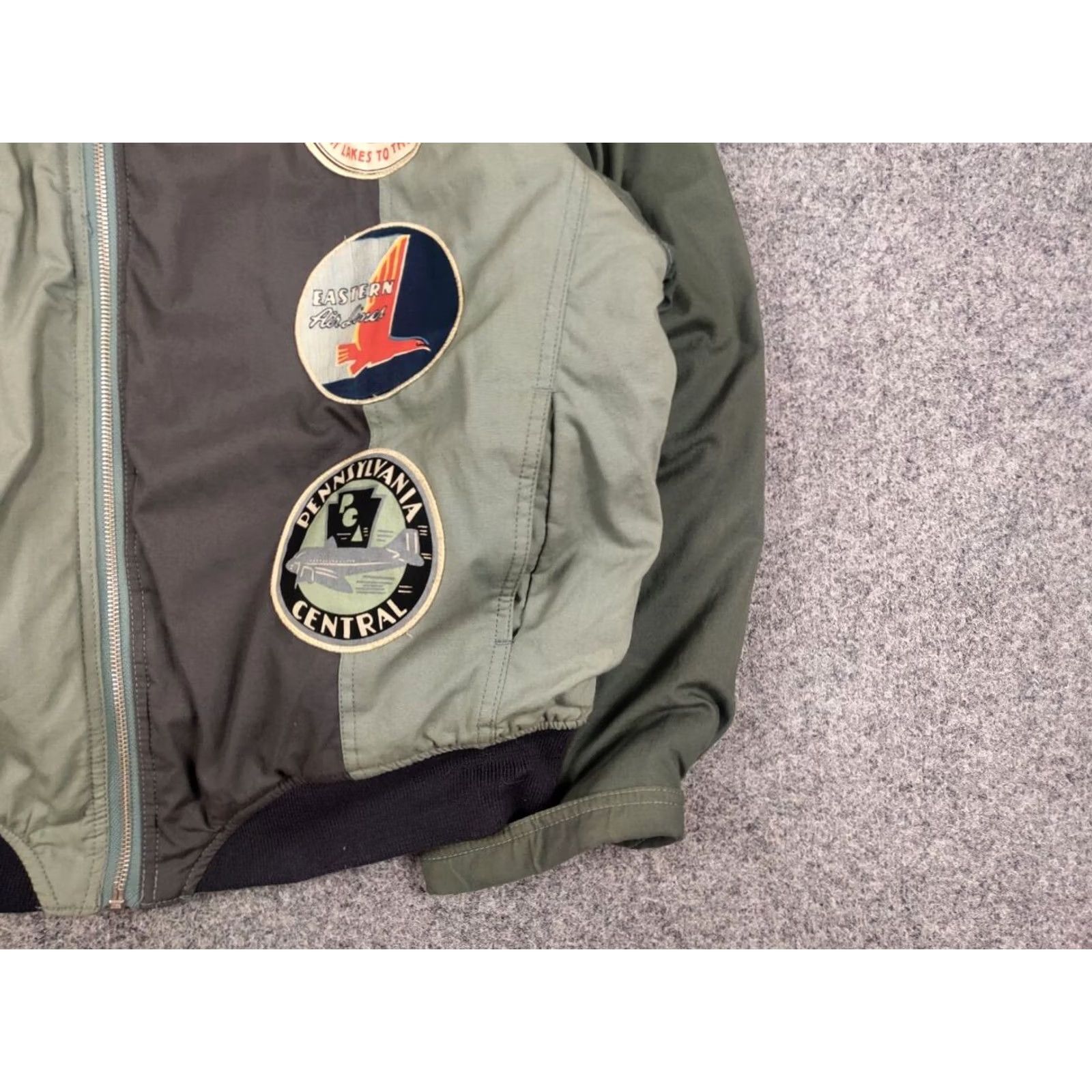 Logo 7 Vintage Pennsylvania Central Patsh Logo Bomber Jacket Nike Style Shirt Size US L / EU 52-54 / 3 - 4 Thumbnail