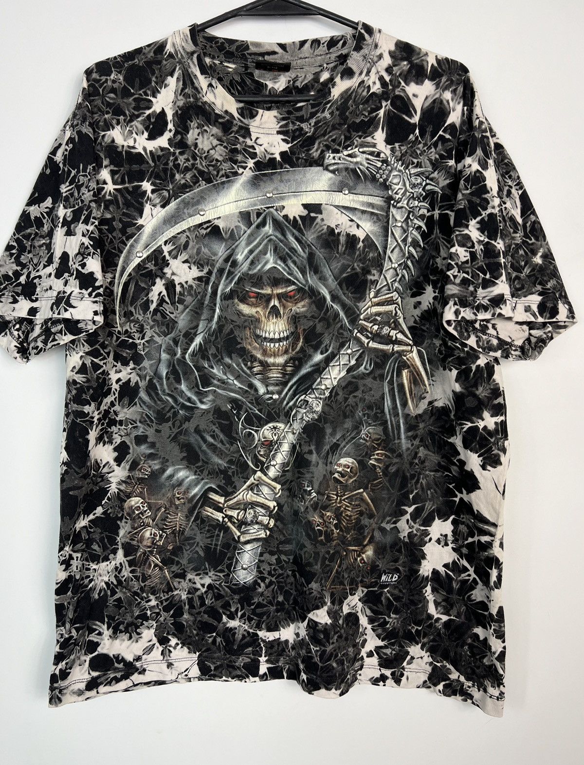 Vintage Tshirt Wild Skull Skeleton Demon Vintage Print Size US L / EU 52-54 / 3 - 2 Thumbnail