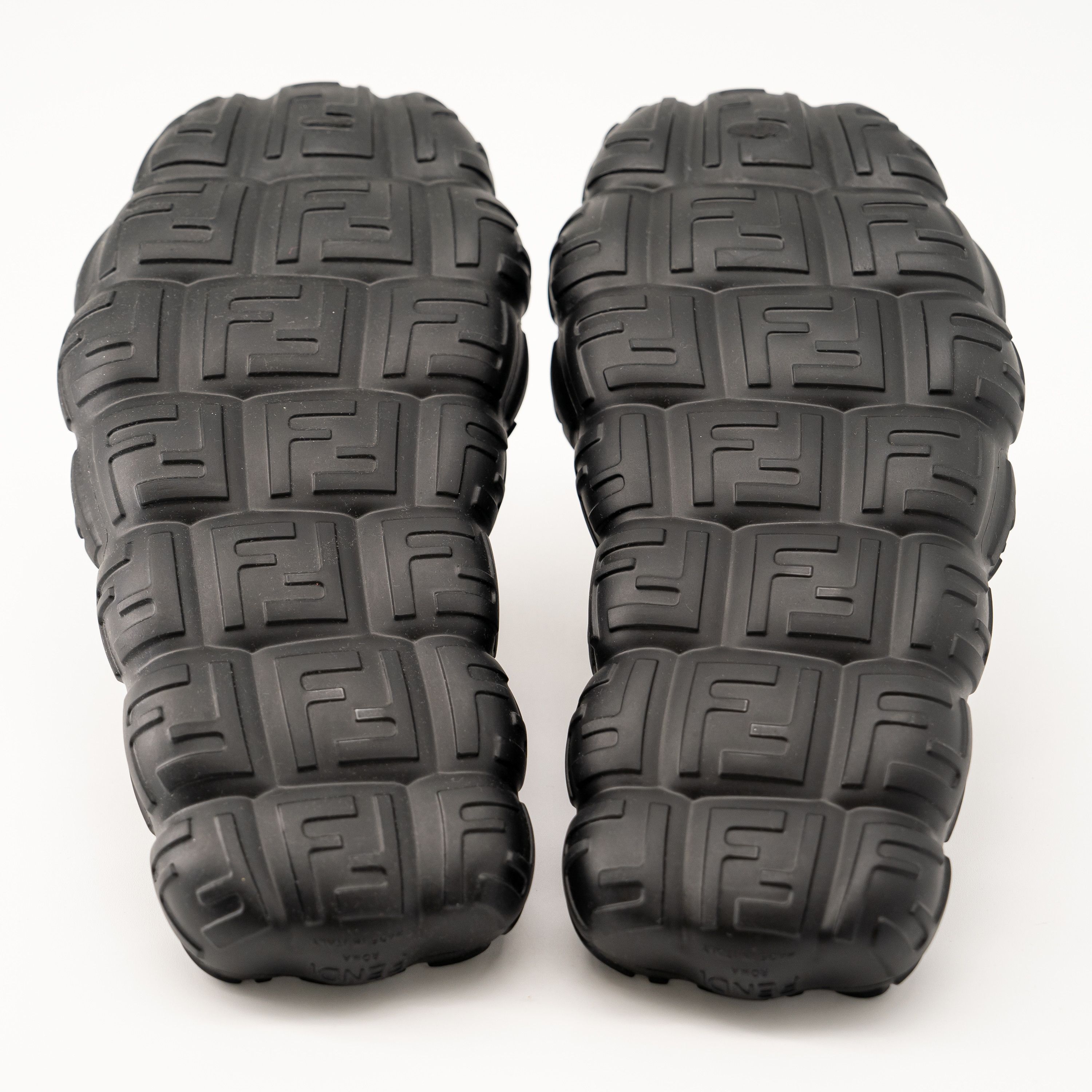 Fendi 11 uk 12 us Fendi Cloud Slides Black Rubber FF logo Embossed Size US 12 / EU 45 - 6 Thumbnail
