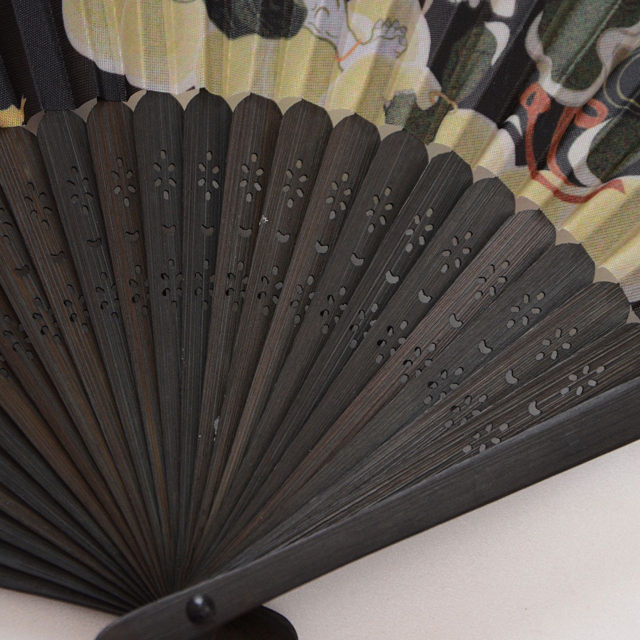 Other Japanese Folding Fan – Sensu with Fujin Raijin Design Size ONE SIZE - 7 Thumbnail