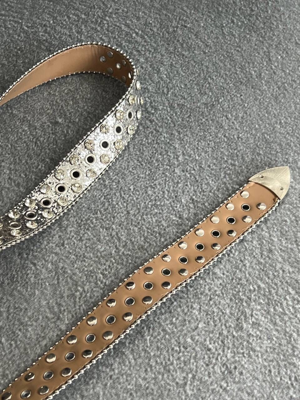 B.B. Simon Y2K Bb Simons Style Y2K Rhinestones Glam Belt Size ONE SIZE - 5 Thumbnail