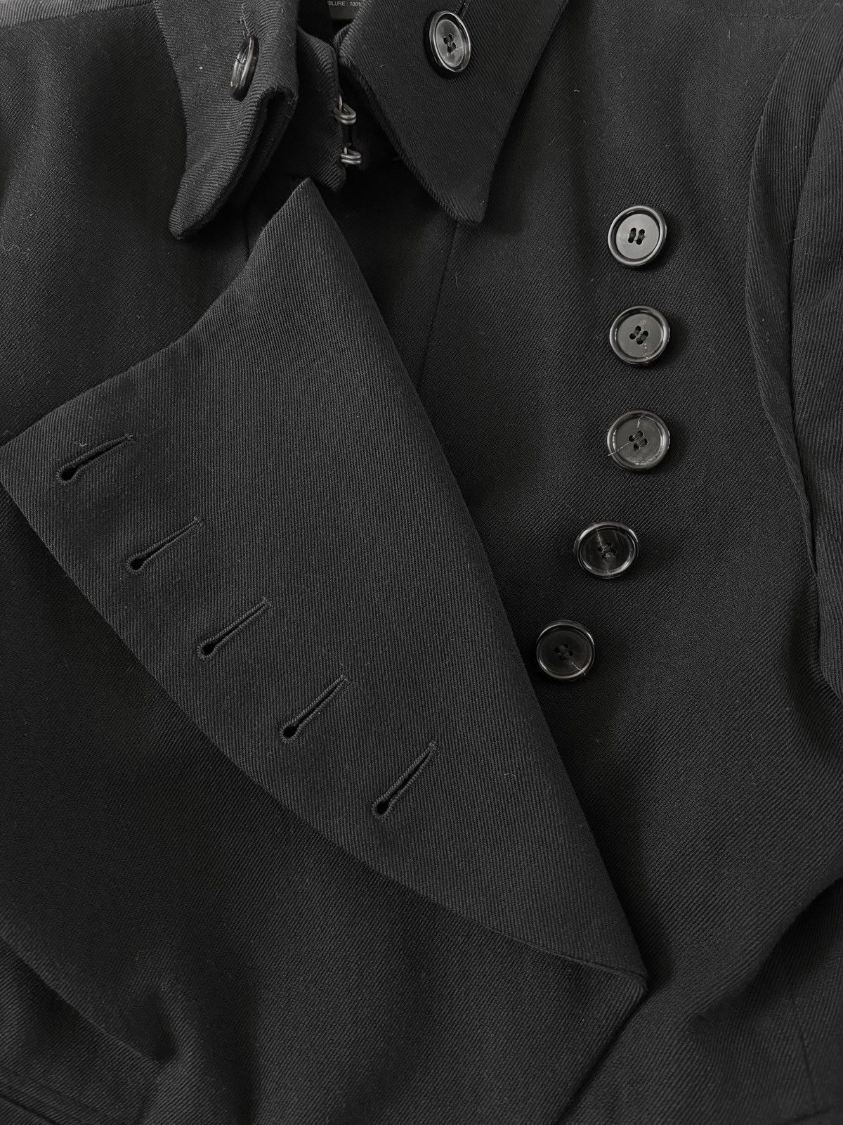 Ann Demeulemeester Ann Demeulemeester AW03 Asymmetrical Fencing Jacket Size US S / EU 44-46 / 1 - 12 Thumbnail