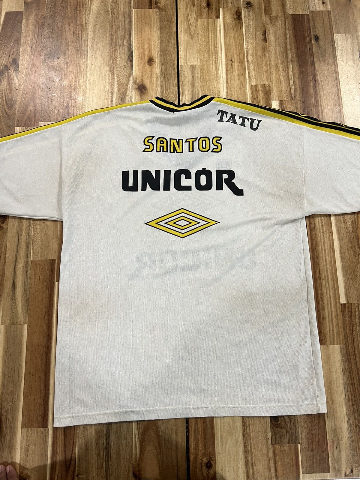 Vintage Vintage 90s SANTOS fc jersey club brazil Size US M / EU 48-50 / 2 - 3 Thumbnail