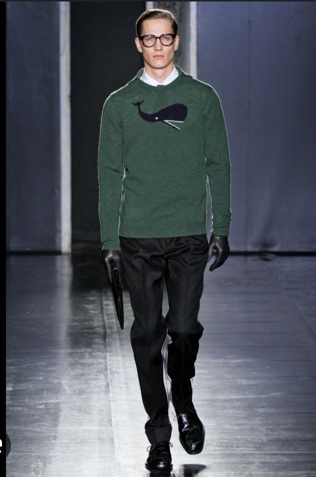 Jil Sander AW12 Jil Sander by Raf Simons whale tee Size US M / EU 48-50 / 2 - 2 Thumbnail