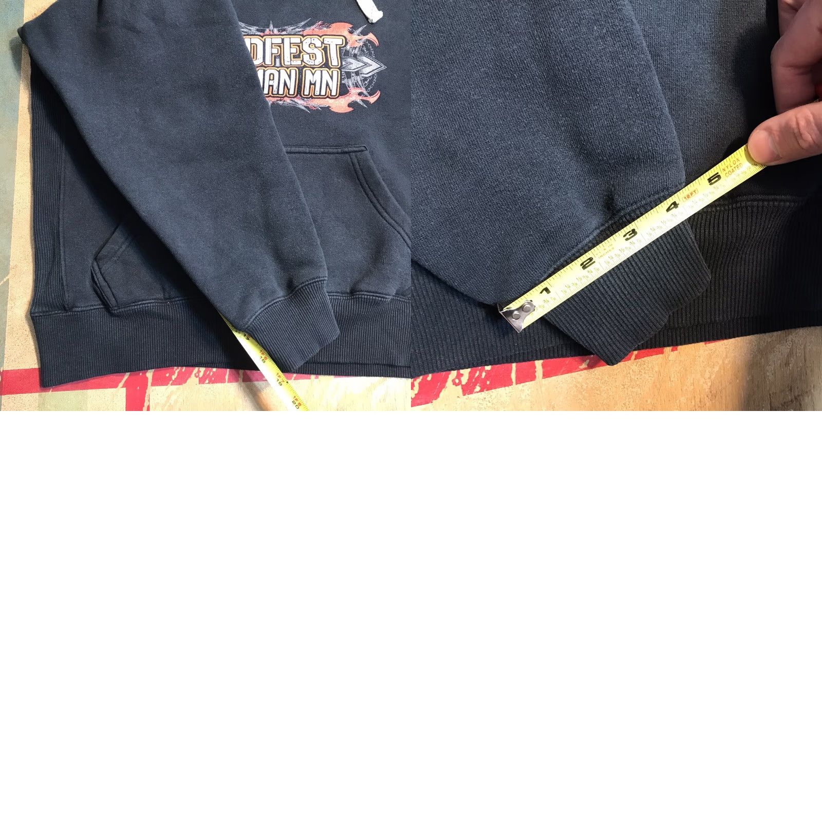 Vintage J America Hoodie Mens Medium Black Sweatshirt Pullover Logo Graphic Print Cars Outdoor Classic Theme Fall Winter Size US M / EU 48-50 / 2 - 8 Thumbnail