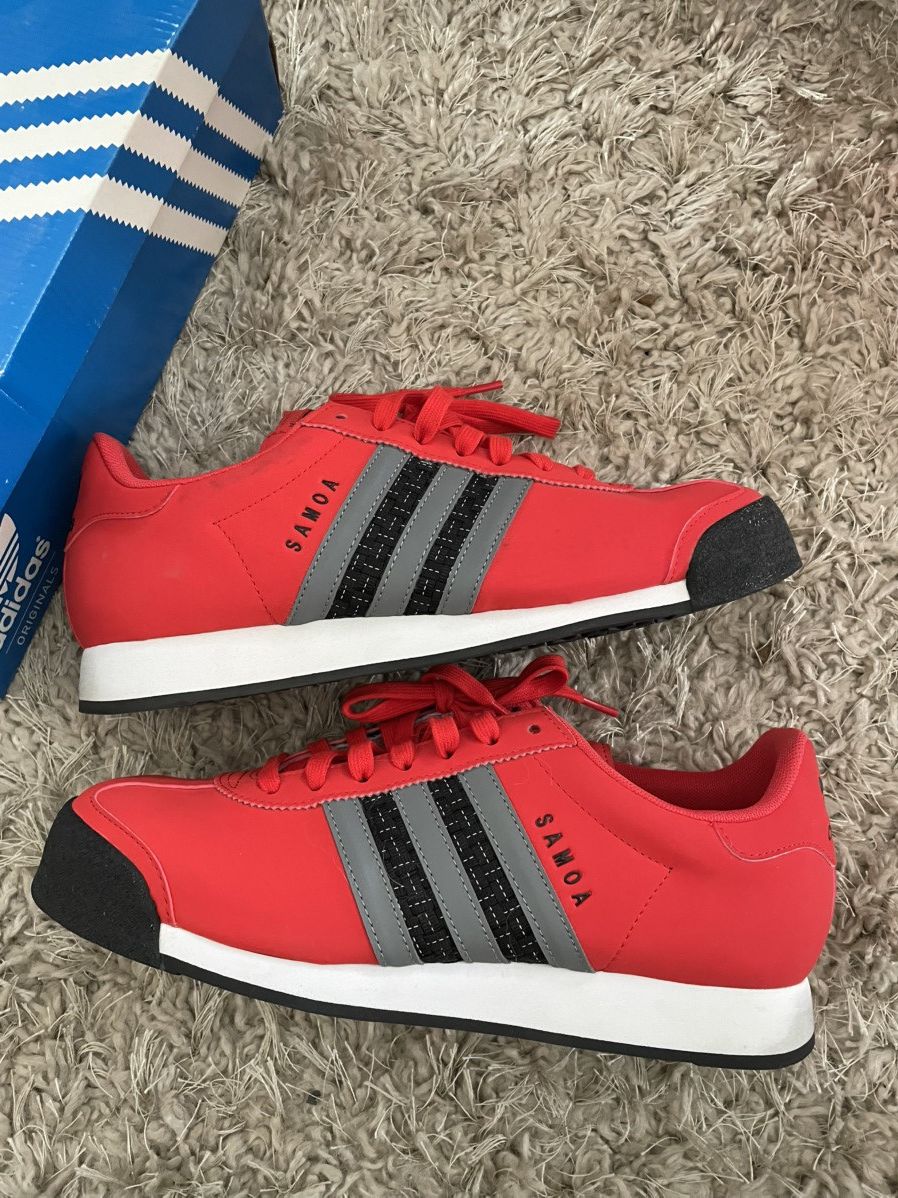 Adidas Adidas Samoa Red/Black/Grey Size US 9 / EU 42 - 2 Thumbnail
