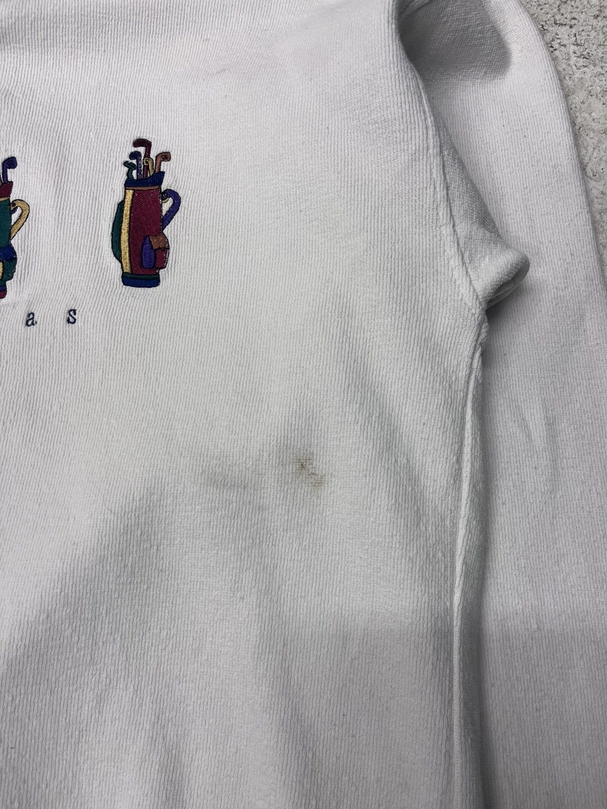 Vintage Vintage white crazy shirts las vegas golf sweatshirt Size US L / EU 52-54 / 3 - 4 Thumbnail
