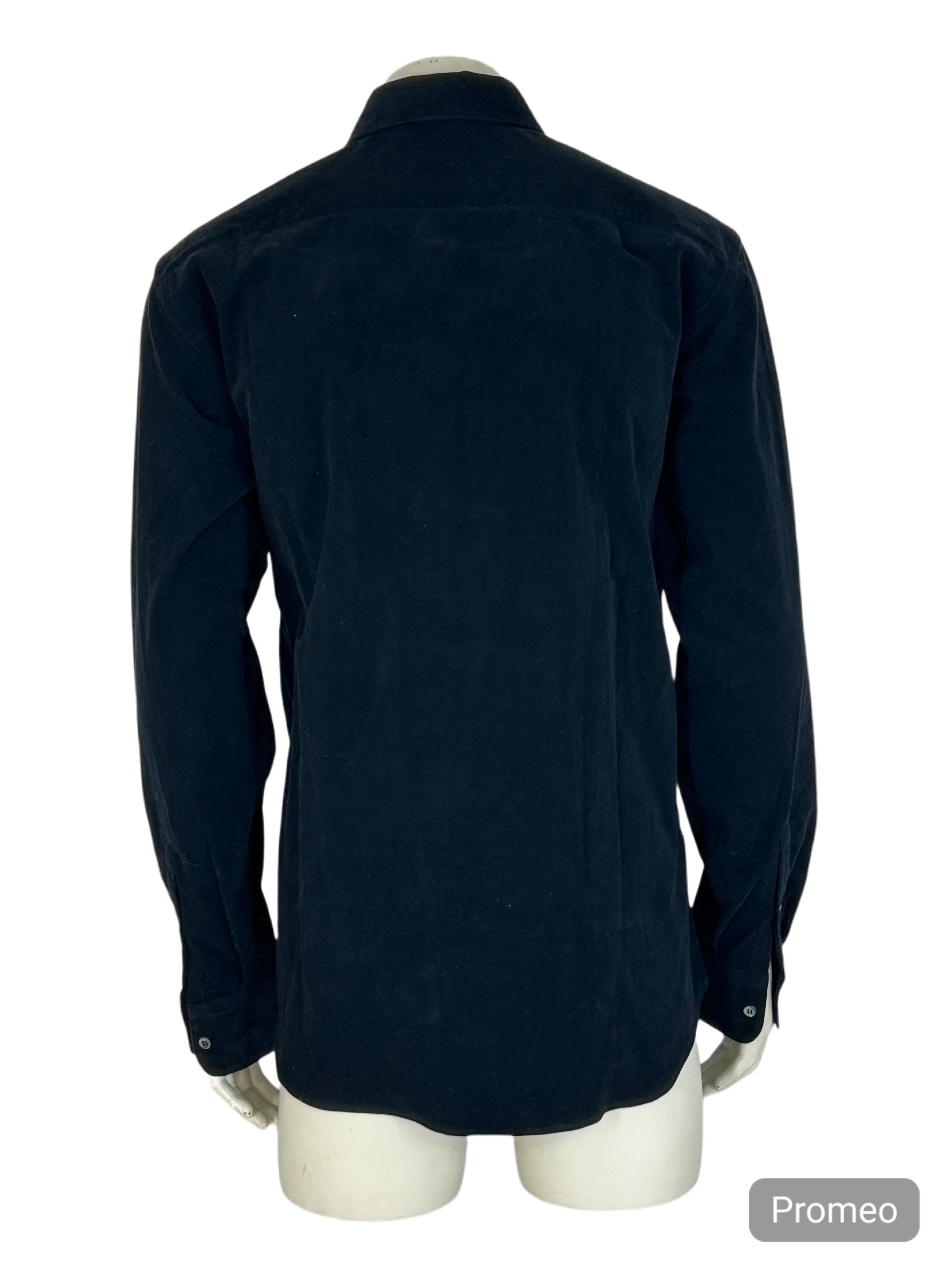 Prada PRADA BLUE BEDFORD CORD SHIRT Size US S / EU 44-46 / 1 - 3 Thumbnail