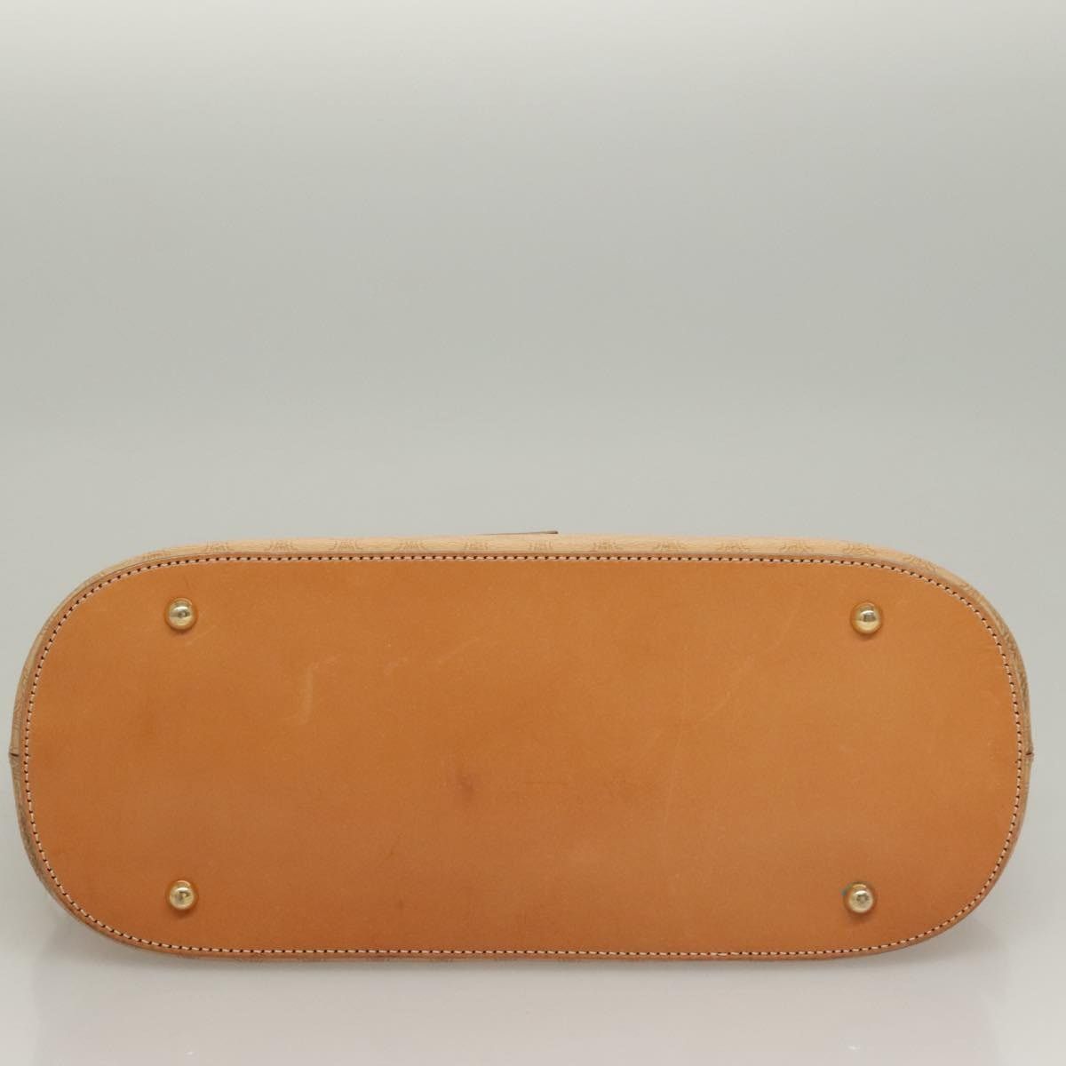 Celine CELINE Macadam Canvas Hand Bag Pvc Leather Beige Size ONE SIZE - 9 Thumbnail