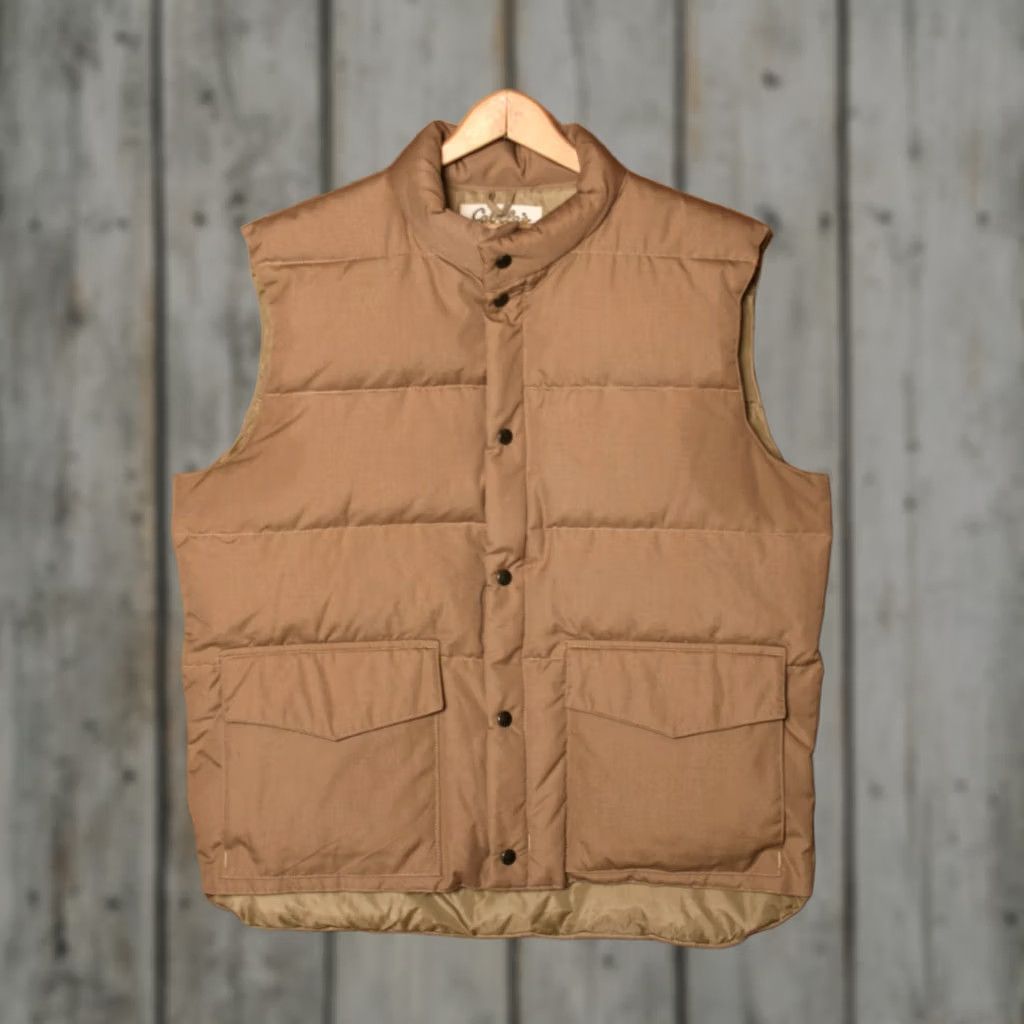 Vintage VINTAGE CABELA'S Tan Down Insulated Puffer Ski Vest Men's XL Tan Down Insulated Puffer Ski Vest Cabela's Men Vest Winter Skiing Size US XL / EU 56 / 4 - 1 Thumbnail
