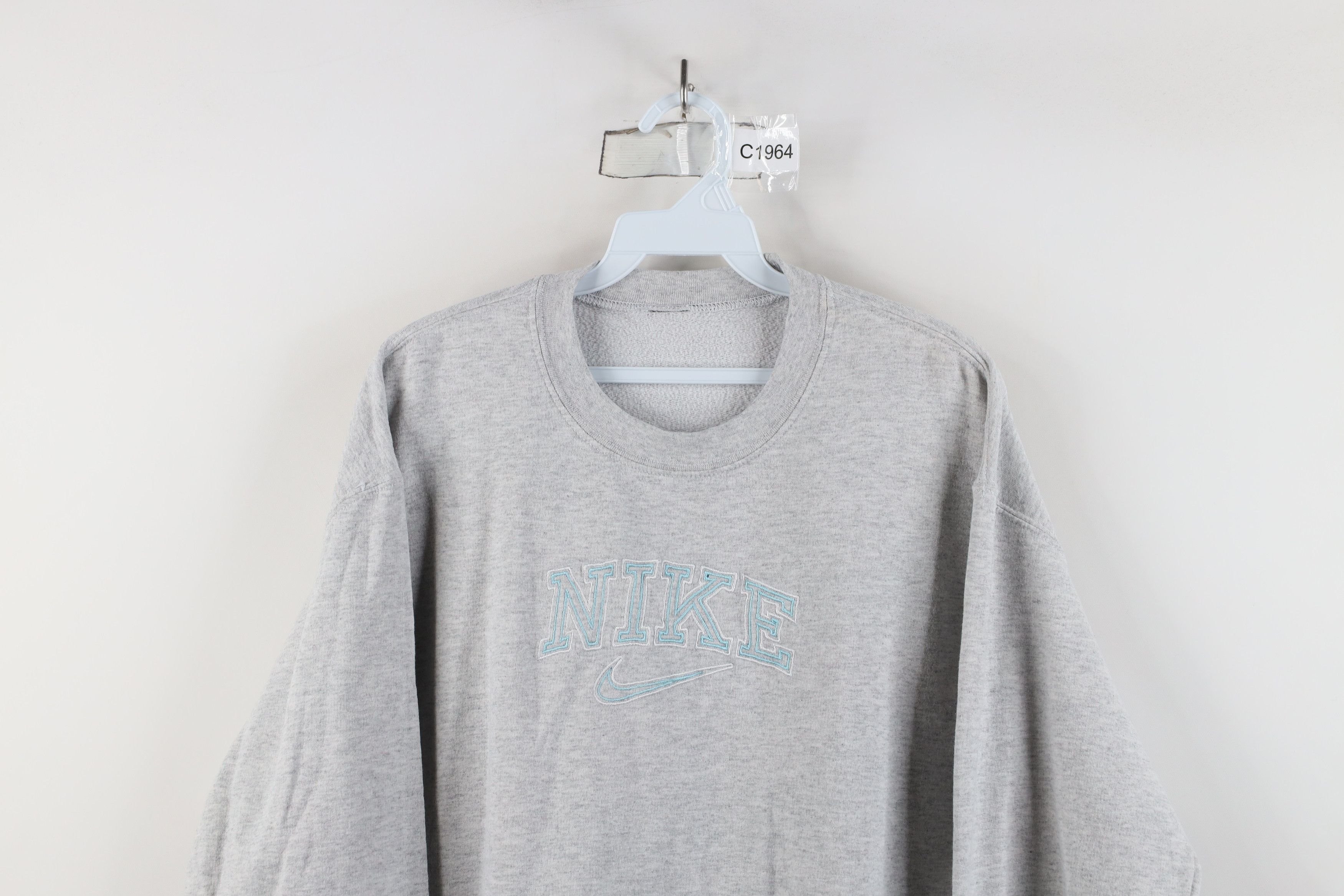 Vintage 90s Nike Spell Travis Scott Center Swoosh Sweatshirt