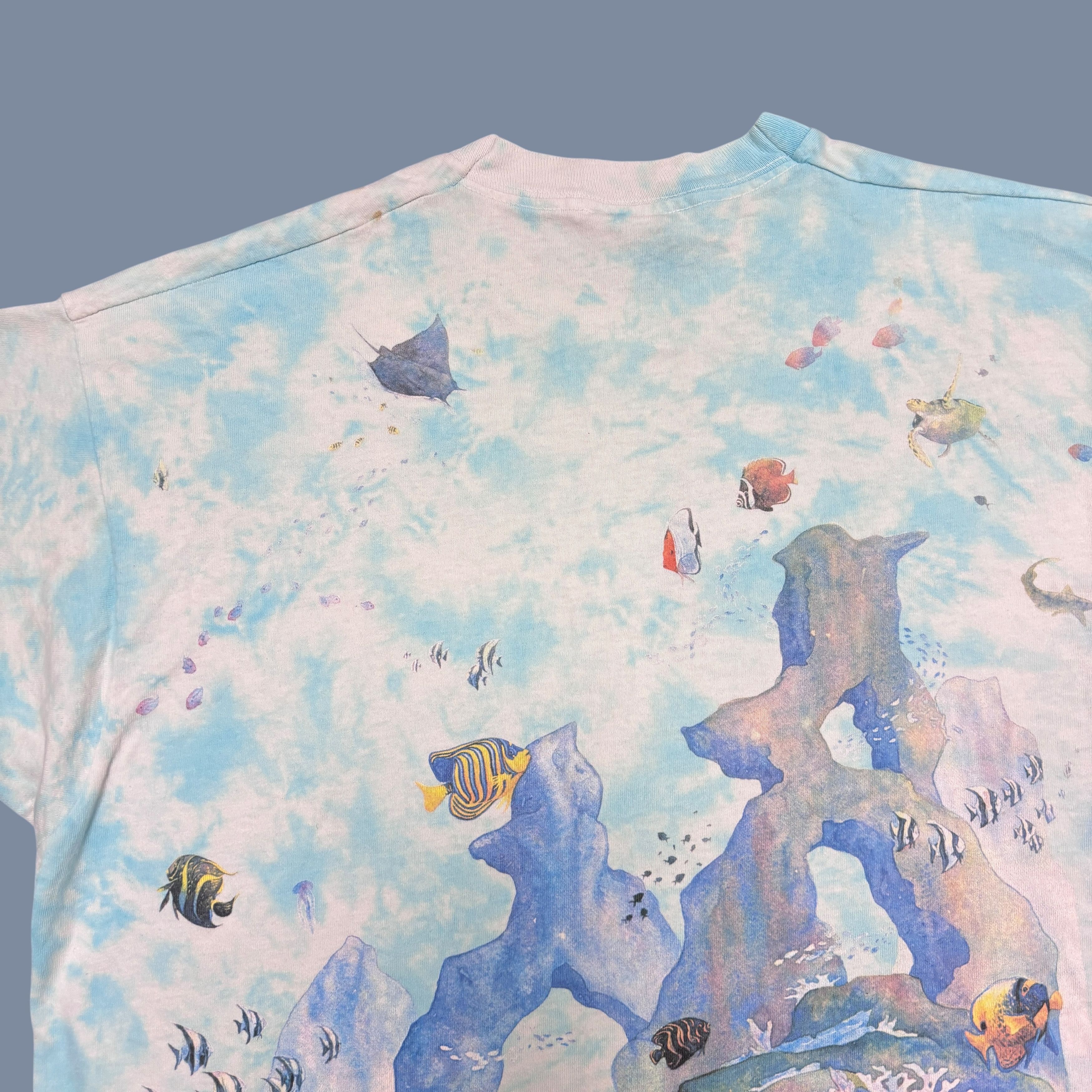 Liquid Blue Vintage Liquid Blue Shirt 90s Single Stitch All Over Print Size US XL / EU 56 / 4 - 15 Thumbnail