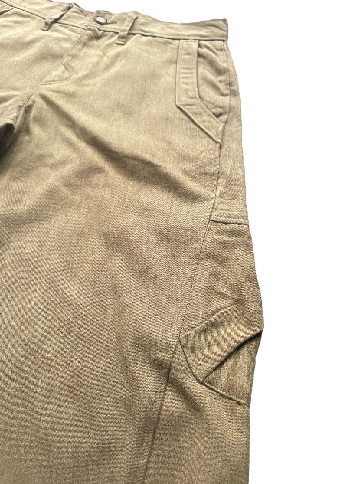 If Six Was Nine × Japanese Brand × Le Grande Bleu (L.G.B.) Vintage Lao Targa Flare Cargo Pant Size 30" / US 8 / IT 44 - 4 Thumbnail