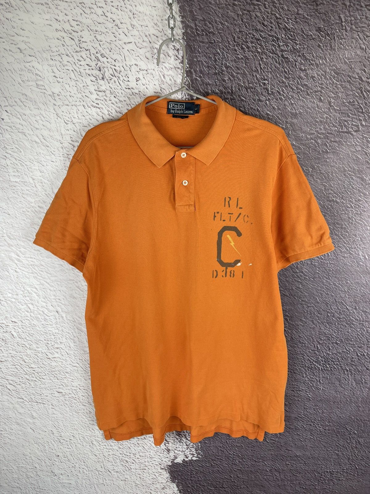 Polo Ralph Lauren vintage flight crew off polo tee shirt