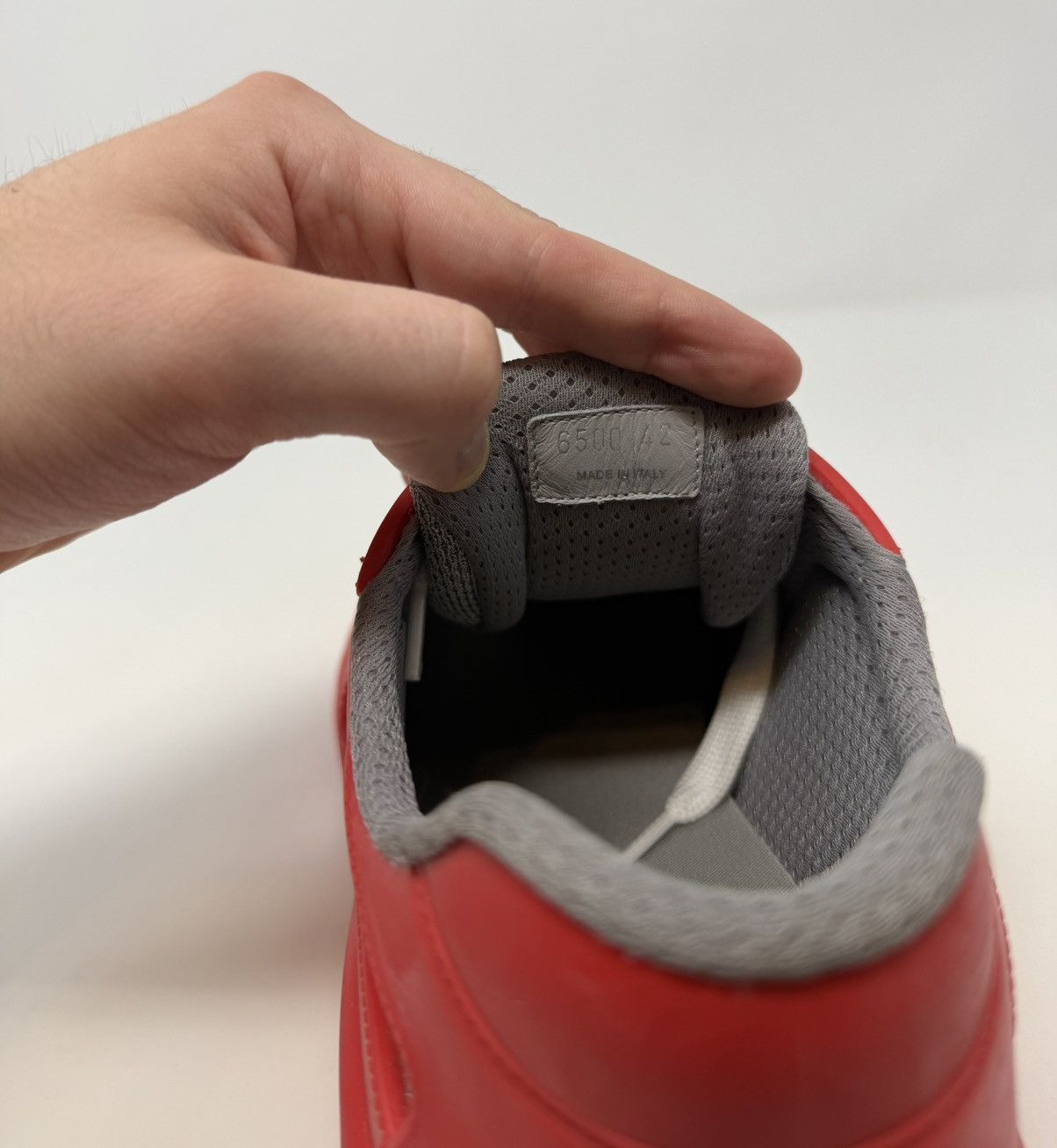 Prada Prada Americas Cup Rubber Sneaker Red Size US 10 / EU 43 - 7 Thumbnail