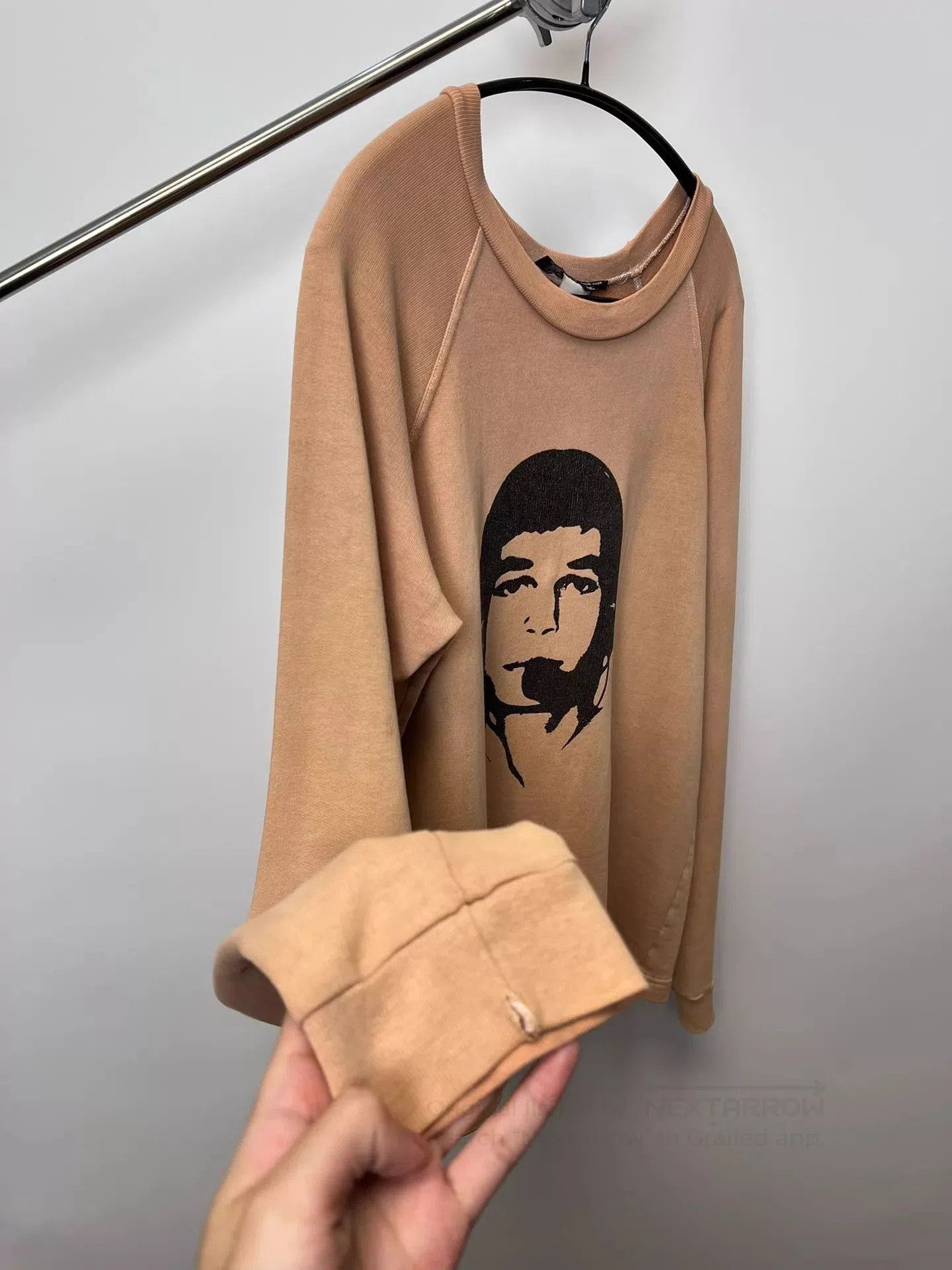 Raf Simons Beige Long Sleeve Graphic Sweatshirt. Size US M / EU 48-50 / 2 - 5 Thumbnail
