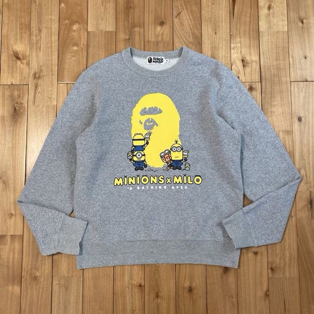 Bape BAPE × Minions Milo sweat shirt a bathing ape Size US M / EU 48-50 / 2 - 1 Thumbnail