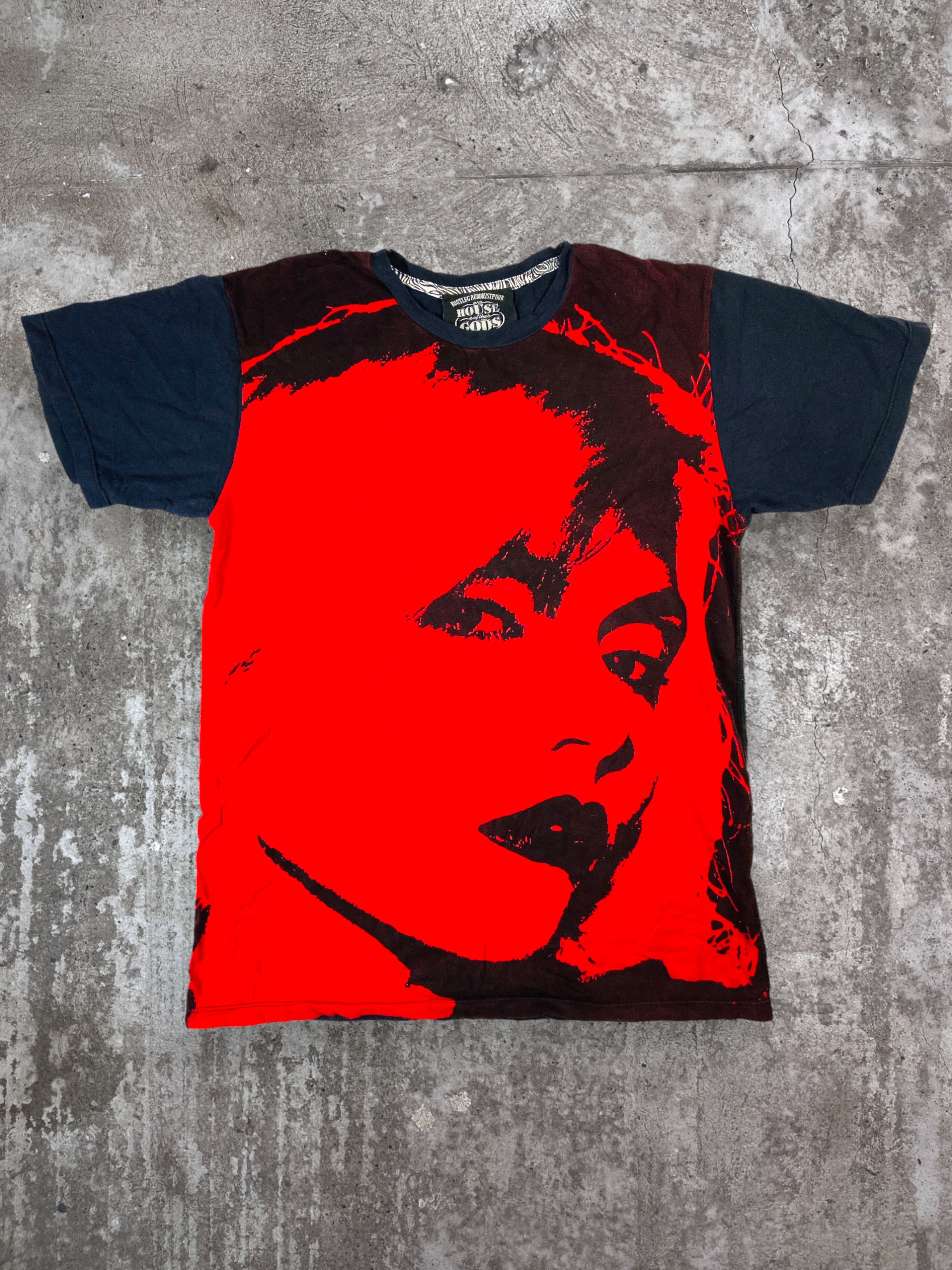 Vintage 2000s AVANTGARDE OVERPRINTED RARE VINTAGE PUNK TEE - № 558 Size US L / EU 52-54 / 3 - 1 Thumbnail