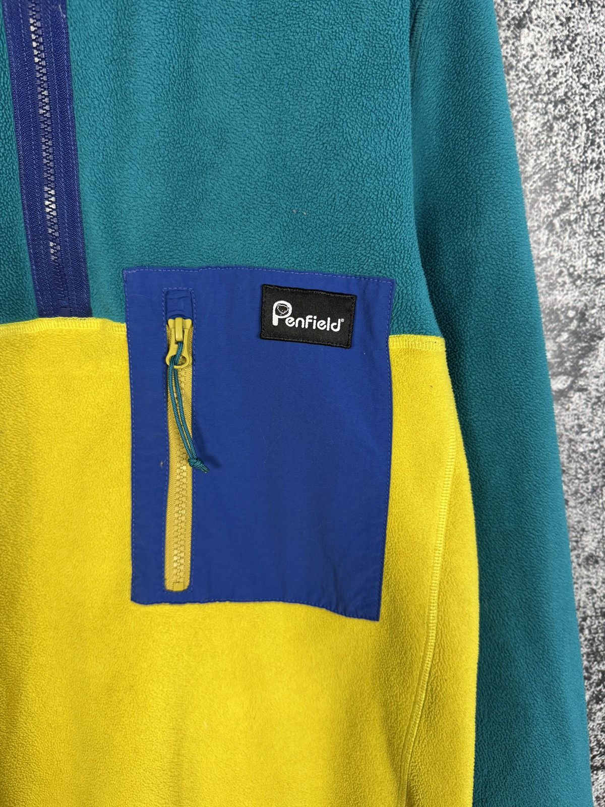 Penfield PENFIELD Hynes Fleece Zip Neck Pullover Sweatshirt Size M Size US M / EU 48-50 / 2 - 7 Thumbnail