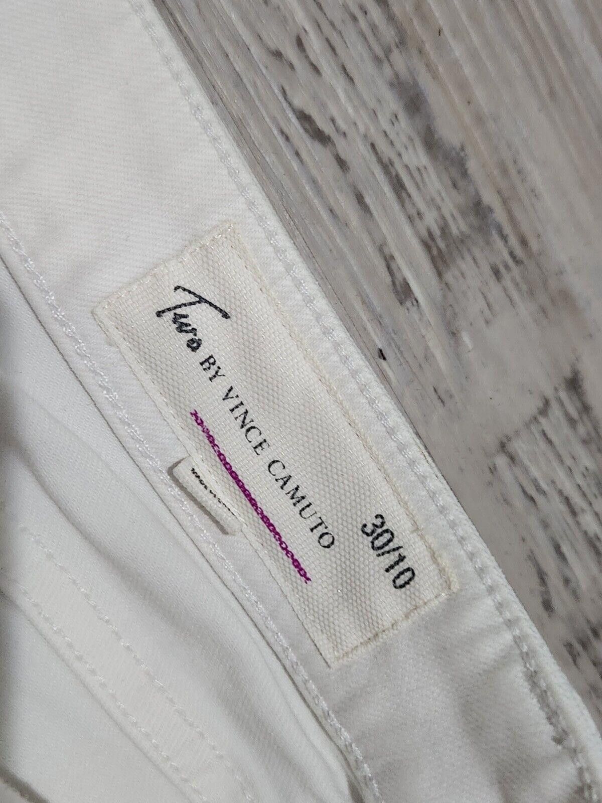 Vince Camuto Two By Vince Camuto Shorts Size 10/ 30 White Denim Stretch Size 32" / US 10 / IT 46 - 4 Thumbnail