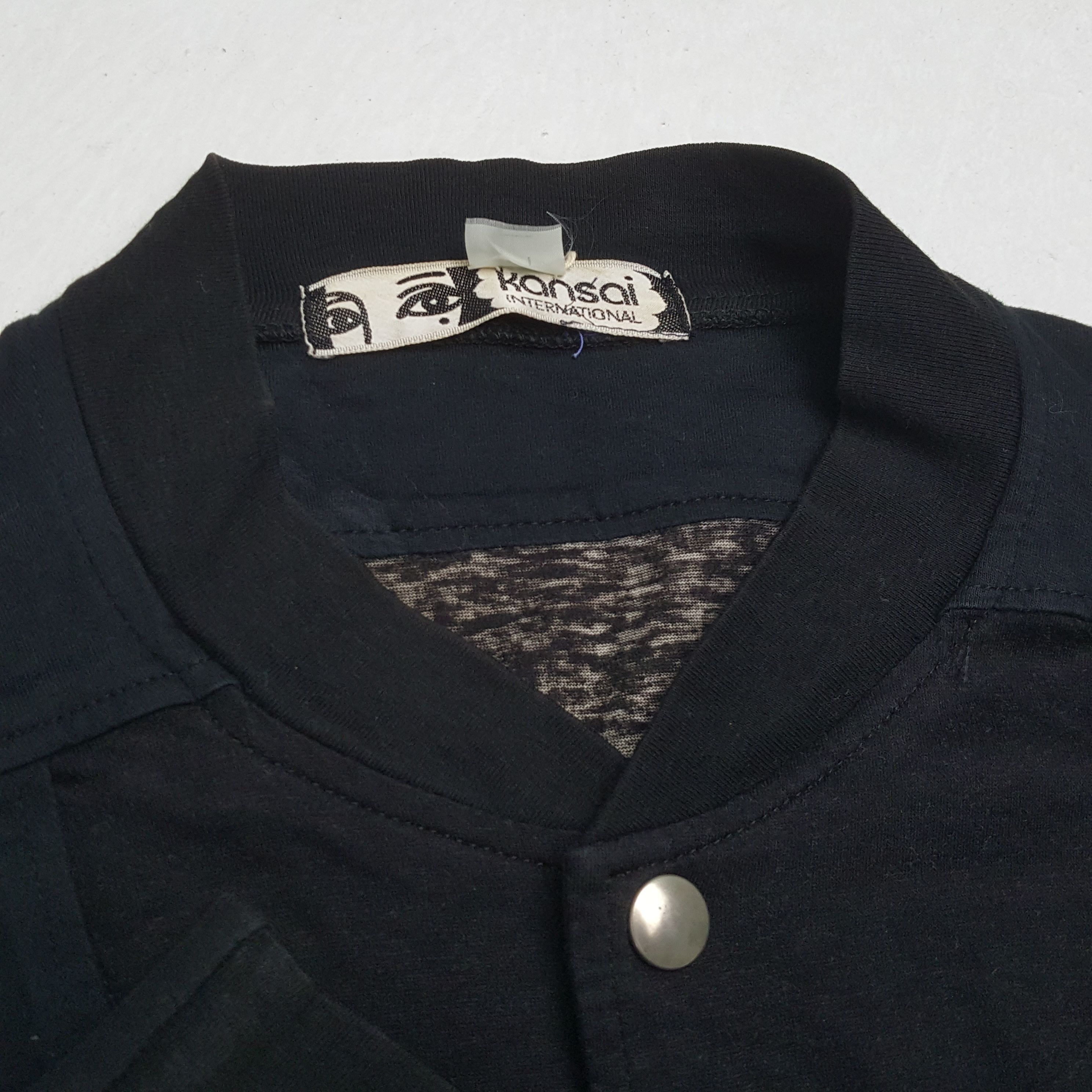Japanese Brand × Kansai Yamamoto × Vintage KANSAI INTERNATIONAL Japanese Fashion Design Style Jacket Size L / US 10 / IT 46 - 9 Thumbnail
