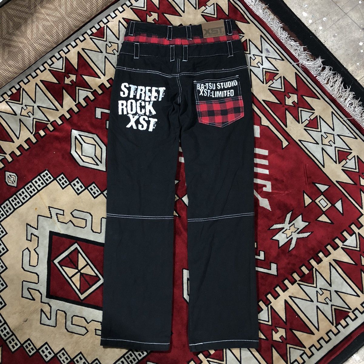 image of Hysteric Glamour x If Six Was Nine Batsu Studio in Black, Men's (Size 29)