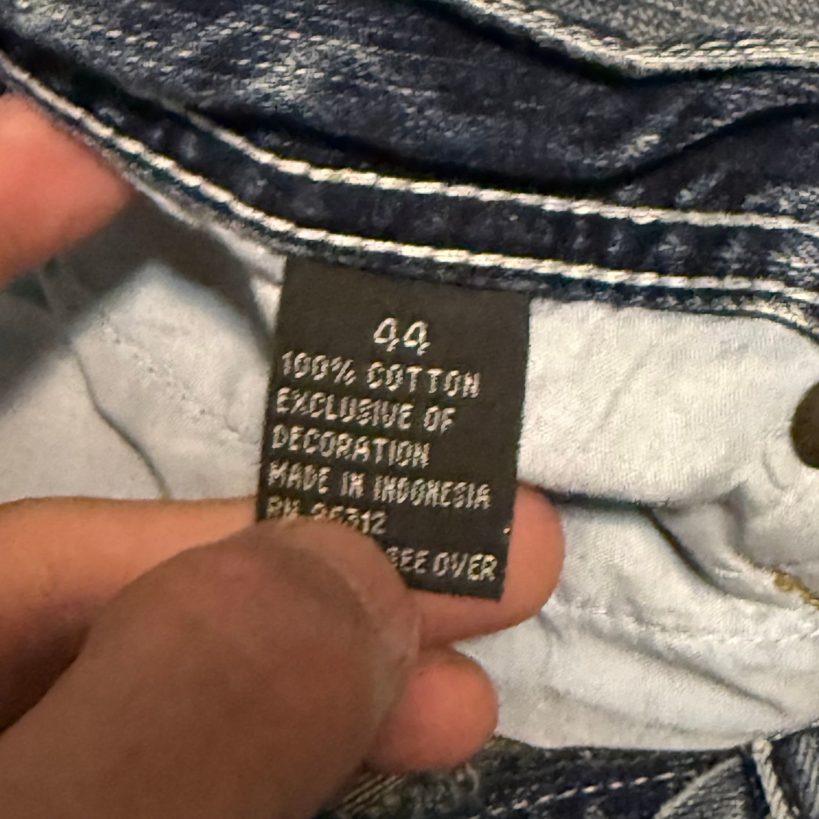 Enyce Vintage ENYCE Baggy Jean Shorts Spellout Size 44 Y2K Size US 44 / EU 60 - 7 Thumbnail