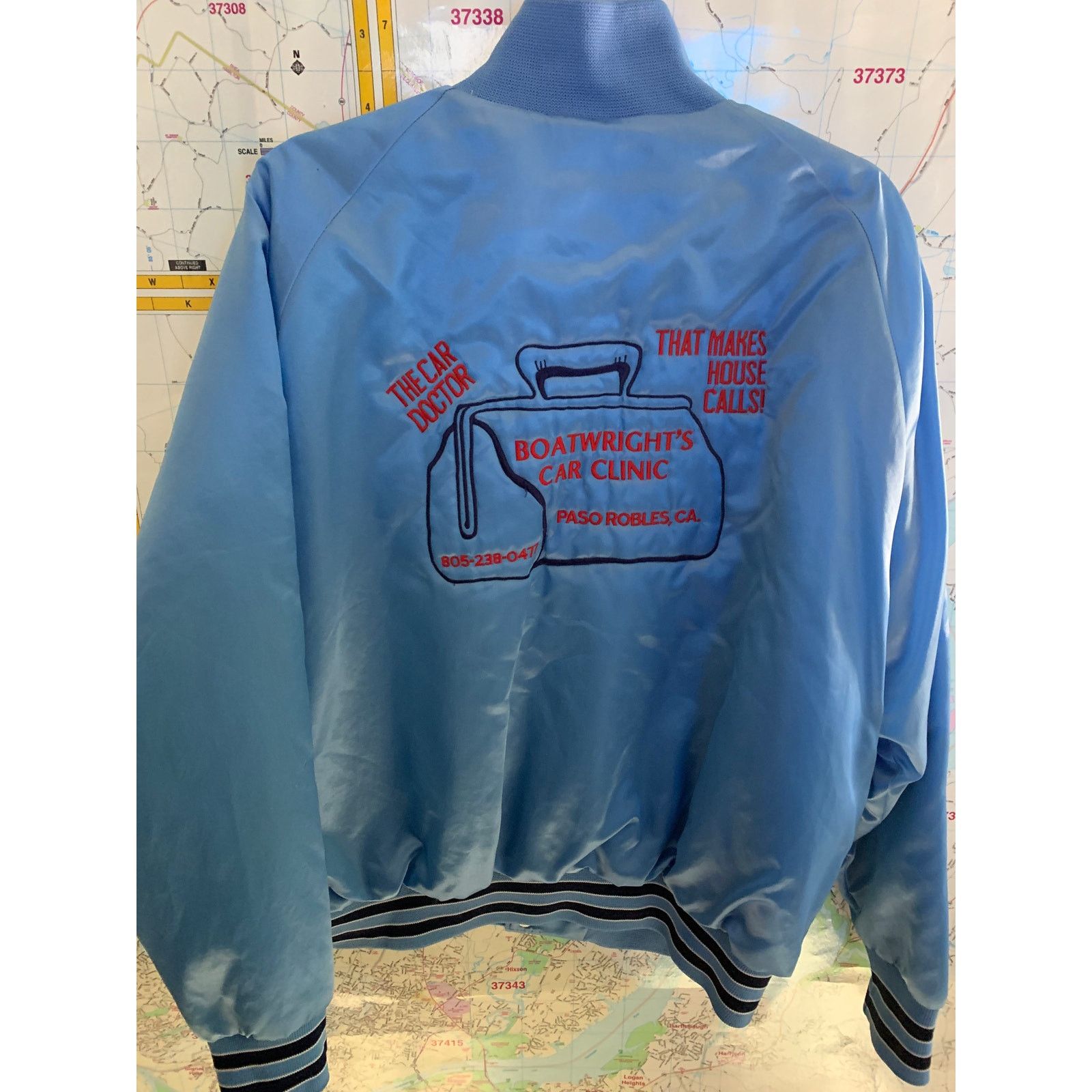 Vintage Aristo Jac 1980s Vintage Unisex Windbreaker Bomber Jacket Size US XL / EU 56 / 4 - 4 Thumbnail