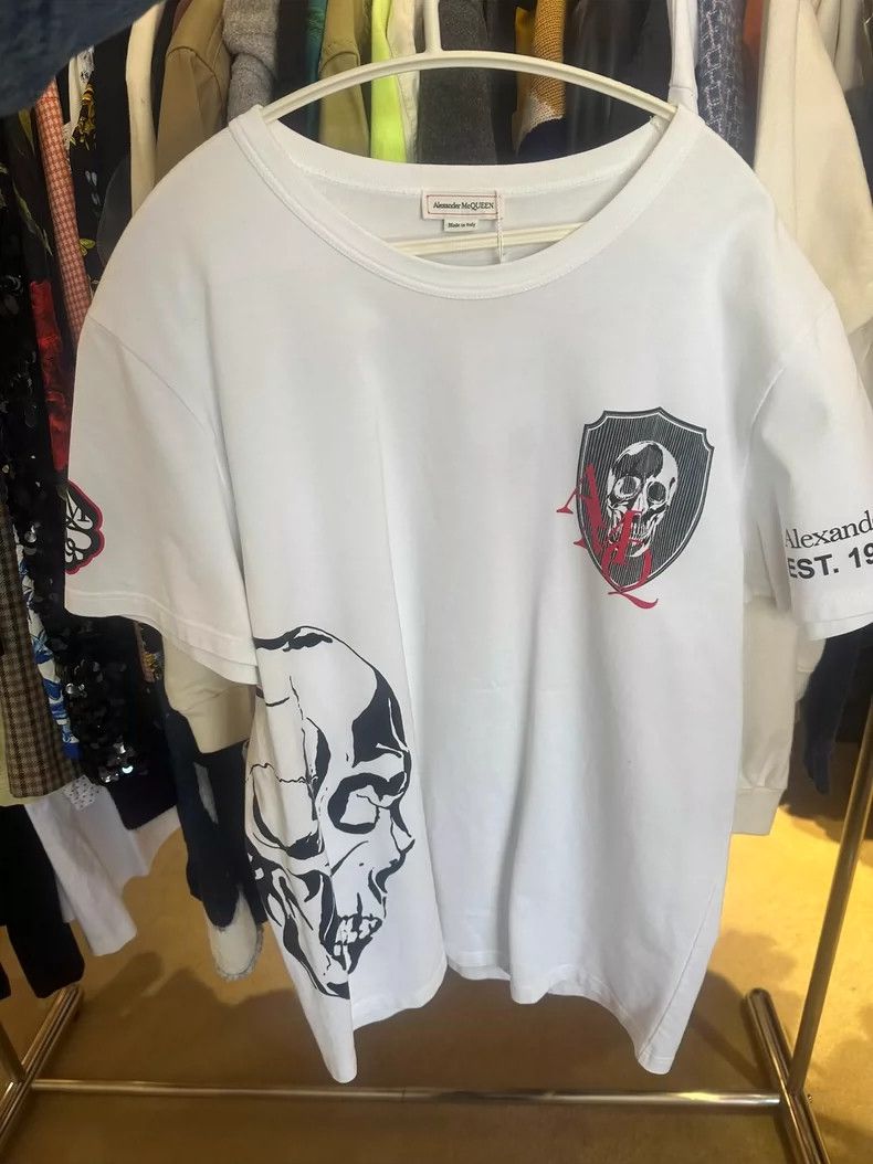 Alexander McQueen Skull Print T-Shirt dmc