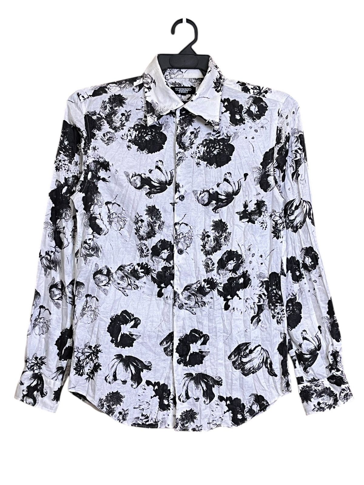 Tornado Mart Iconic🔥Vintage TORNADO MART BLACK ROSE button ups shirts Size US S / EU 44-46 / 1 - 1 Thumbnail