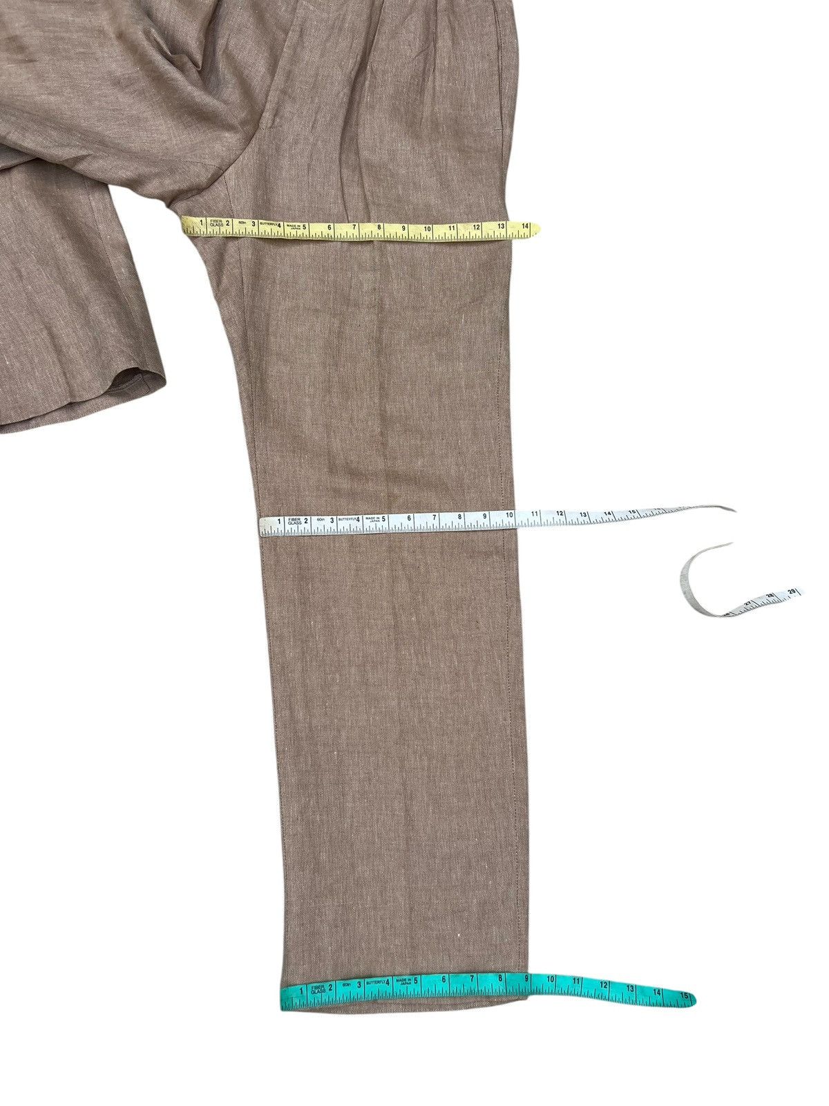 Polo Ralph Lauren Vintage 90s Polo by Ralph Lauren 100% Linen Trouser Pant Size US 33 - 3 Thumbnail