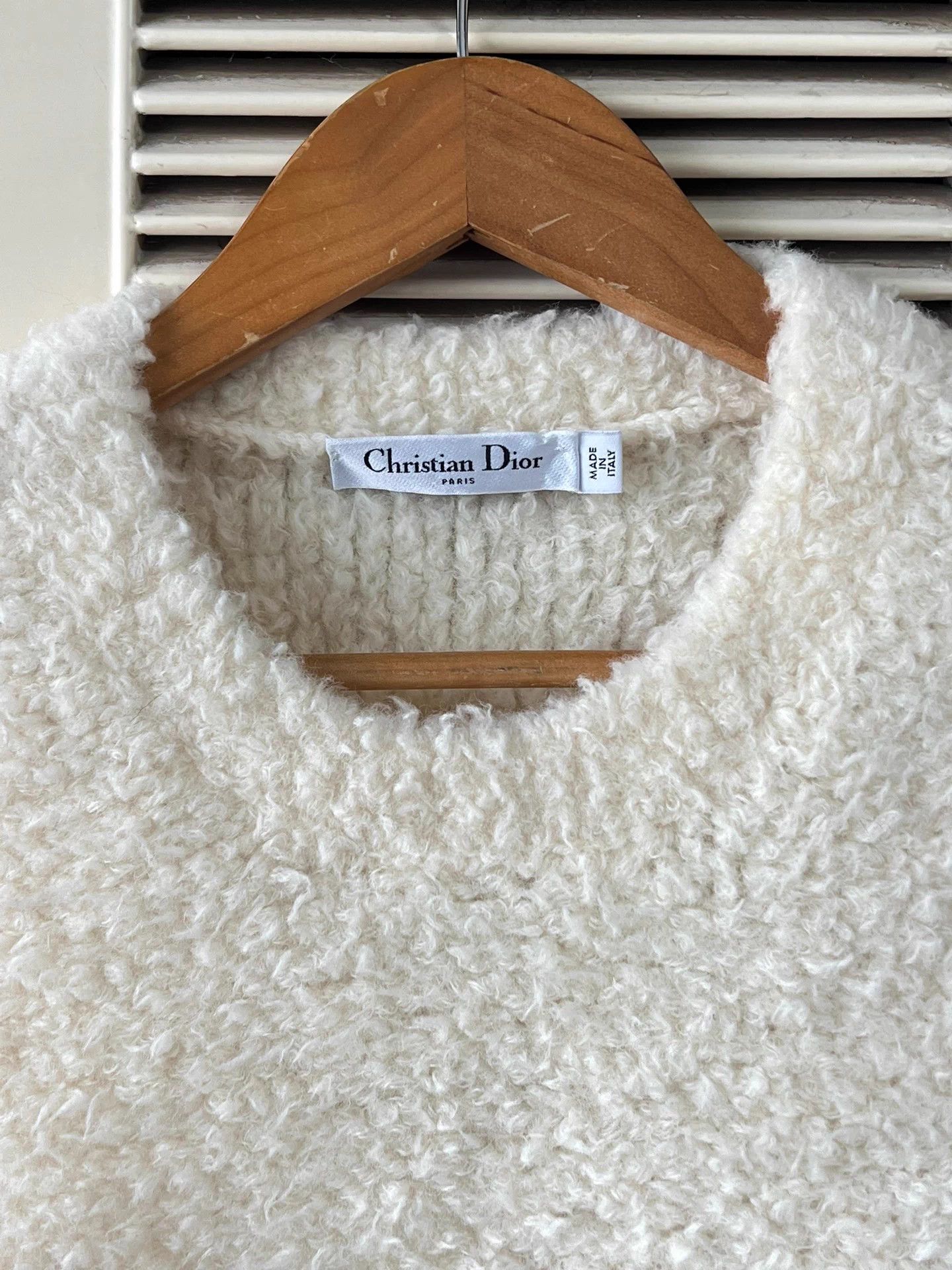 Dior Dior lamb wool vest cream size 36 Size XS / US 0-2 / IT 36-38 - 3 Thumbnail