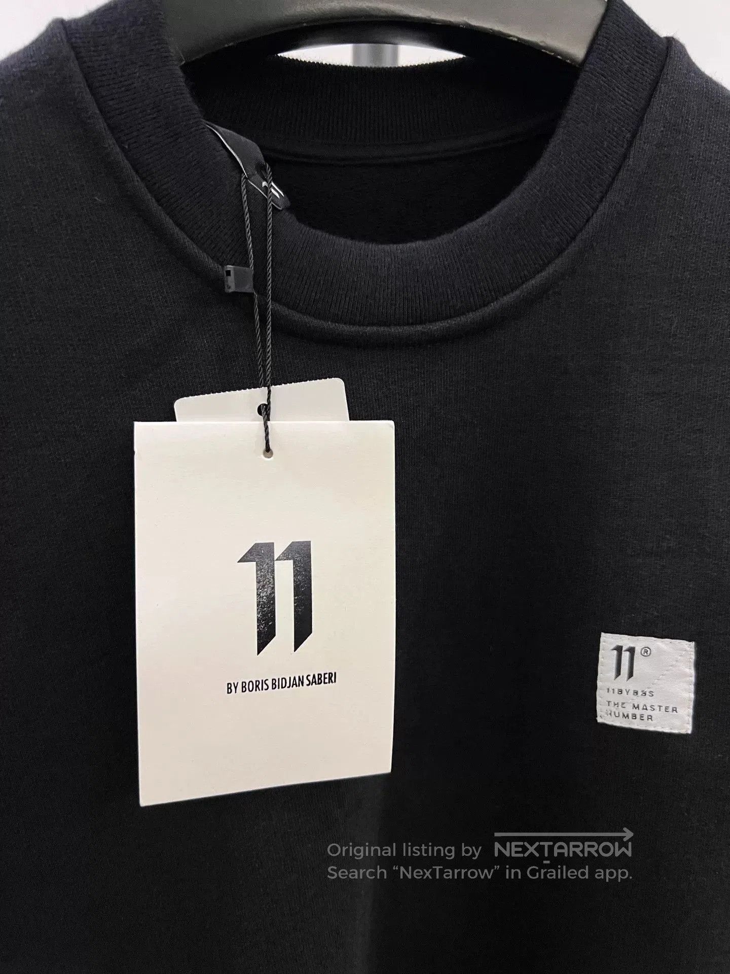 11 By Boris Bidjan Saberi Boris Bidjan Saberi 11by BBS Cotton Crewneck. Size US XXS / EU 40 - 7 Thumbnail