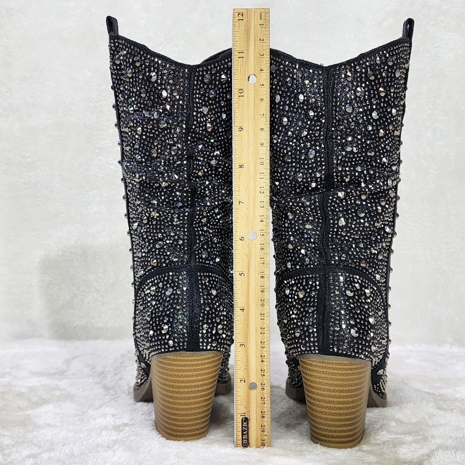 Other Angel Riders Rhinestones Country Glam Western Cowgirl Slouch Size US 7.5 / IT 37.5 - 6 Thumbnail