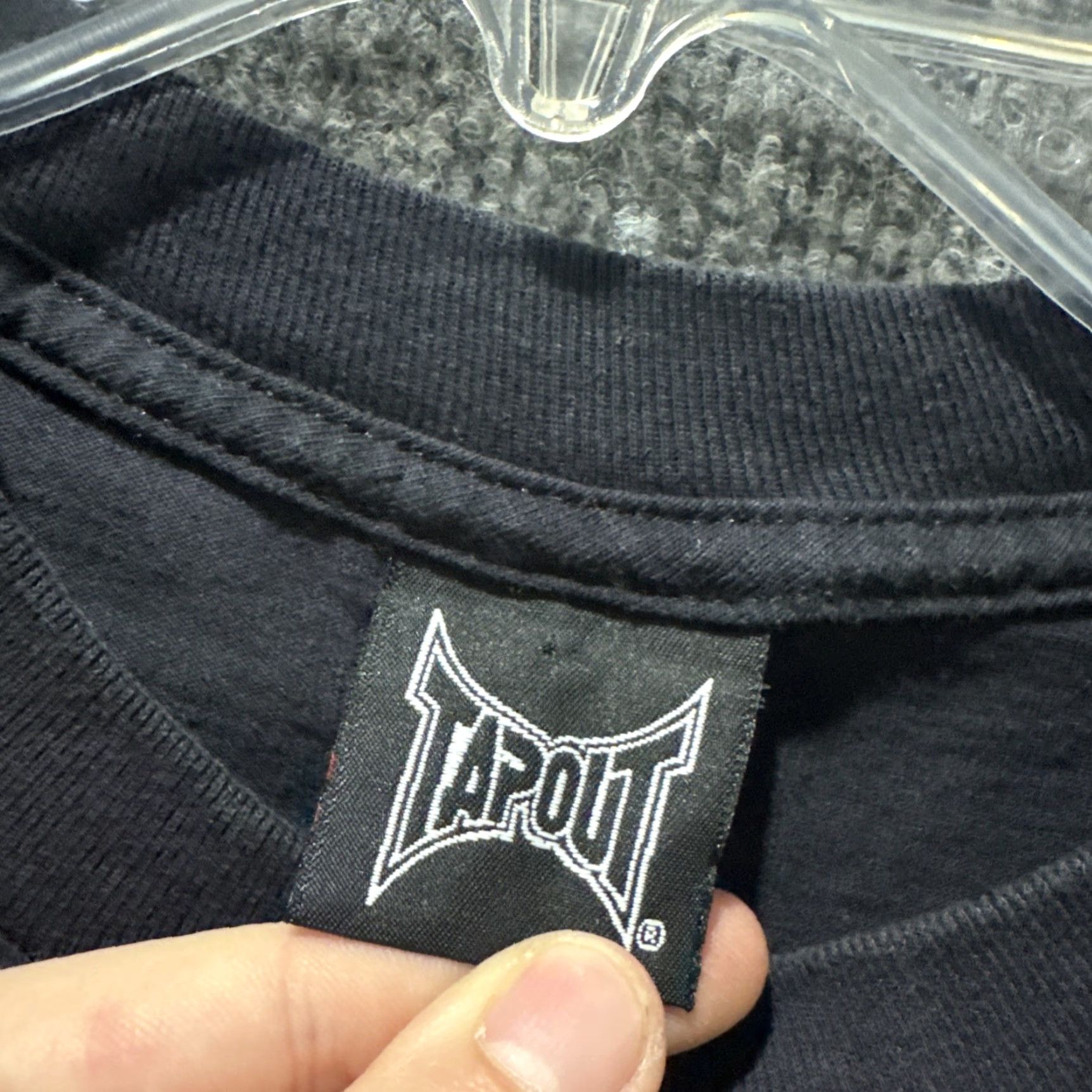 Tapout VINTAGE Tapout T-Shirt Grunge Black XL Mens Size XL HTF 90’s Y2K American Arrogant Grunge Men’s Shirt Size US XL / EU 56 / 4 - 4 Thumbnail