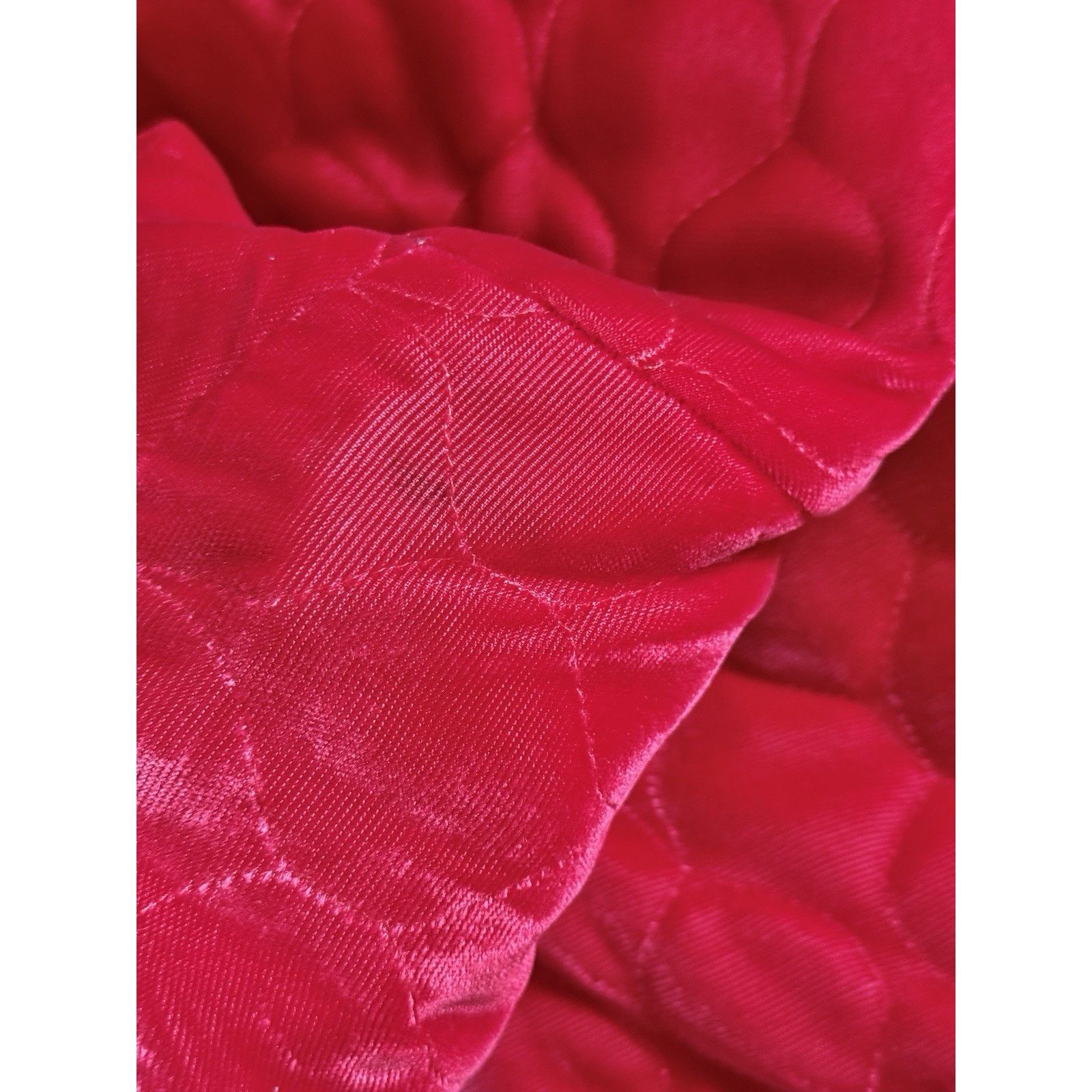 Albert Nipon Vintage Albert Nipon Coat Quilted Velvet Red Size 14 Glamour Size XL / US 12-14 / IT 48-50 - 11 Thumbnail