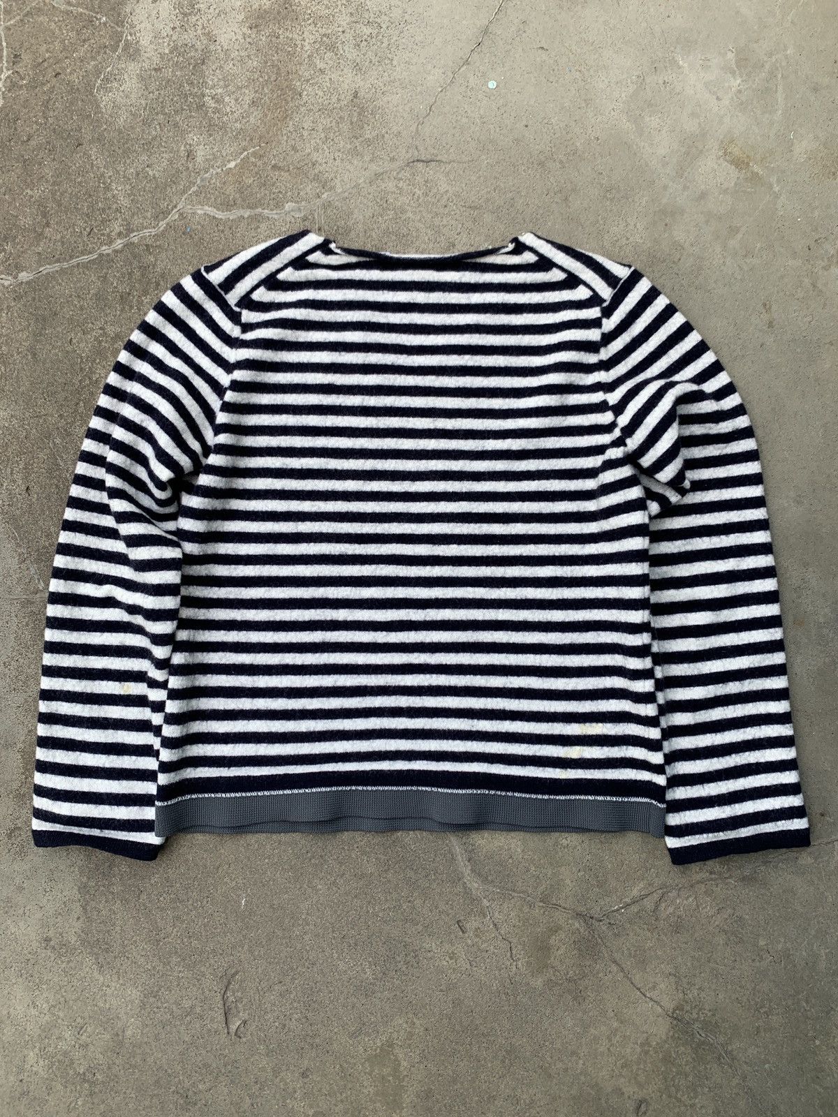 Comme des Garcons Archive Comme des Garcons Striped Wool Crop Sweater Size M / US 6-8 / IT 42-44 - 15 Thumbnail
