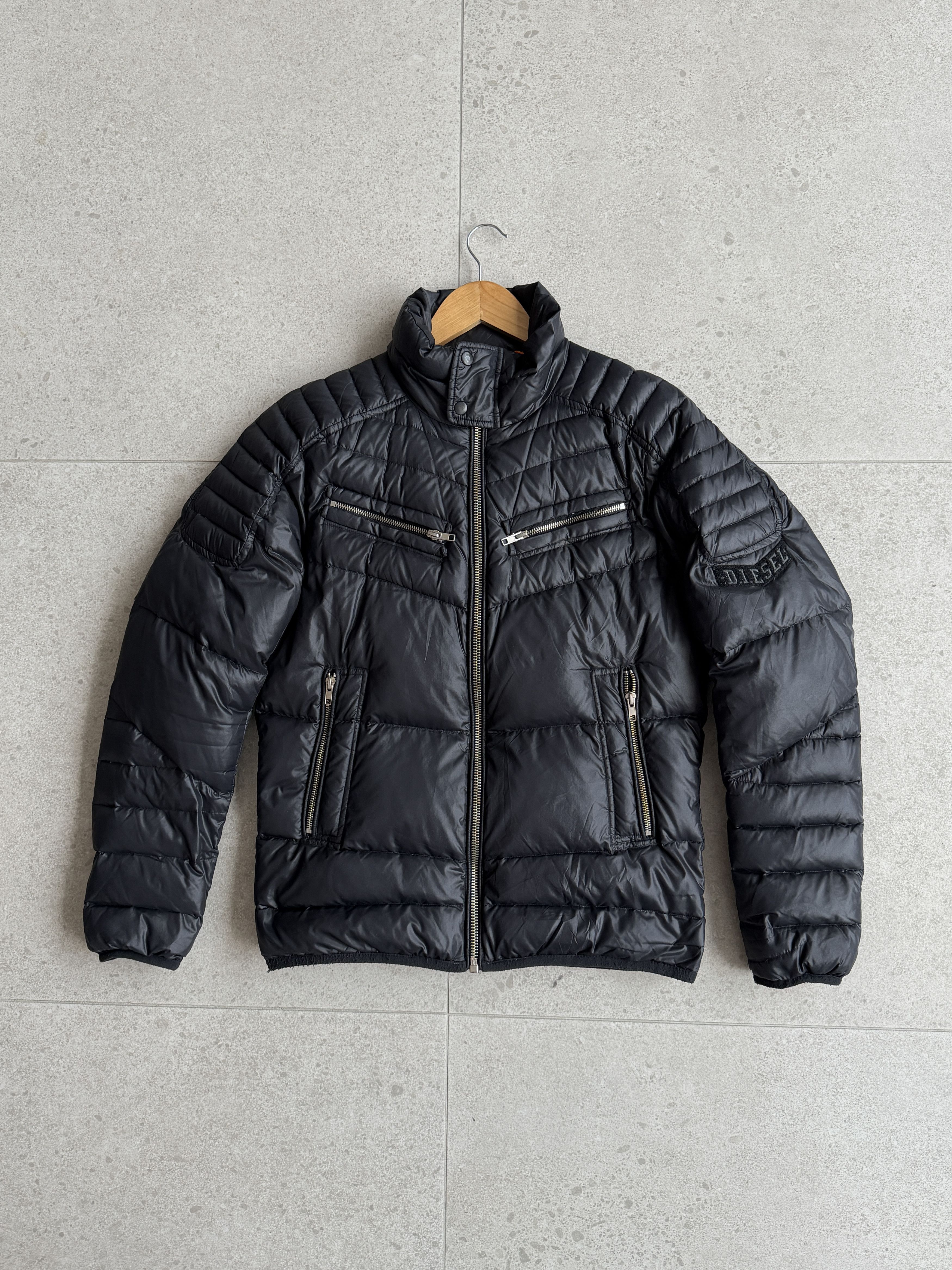 Diesel diesel vintage down jacket size M y2k black Size US M / EU 48-50 / 2 - 11 Thumbnail